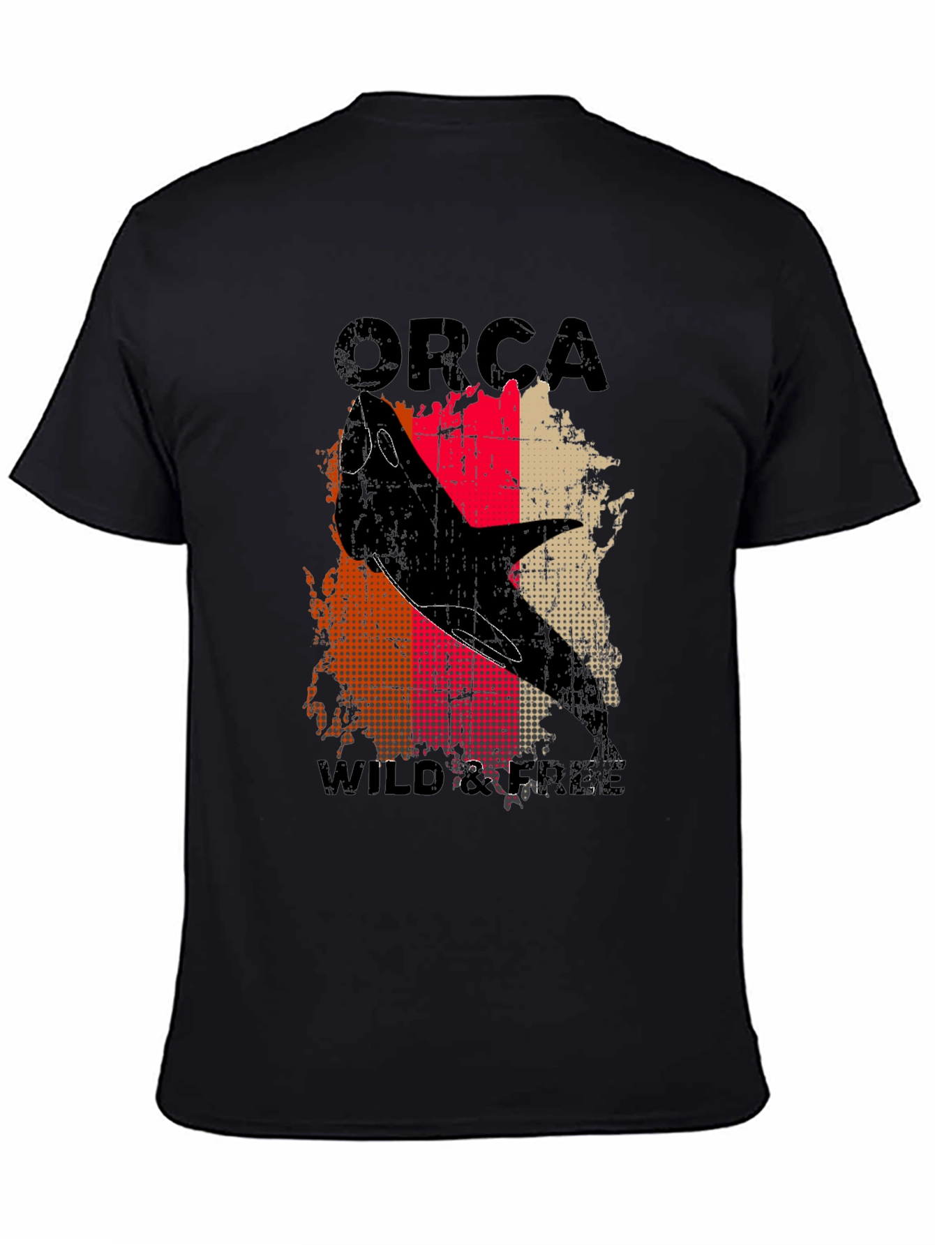Black Orca Wild & Free Graphic T-Shirt view 4