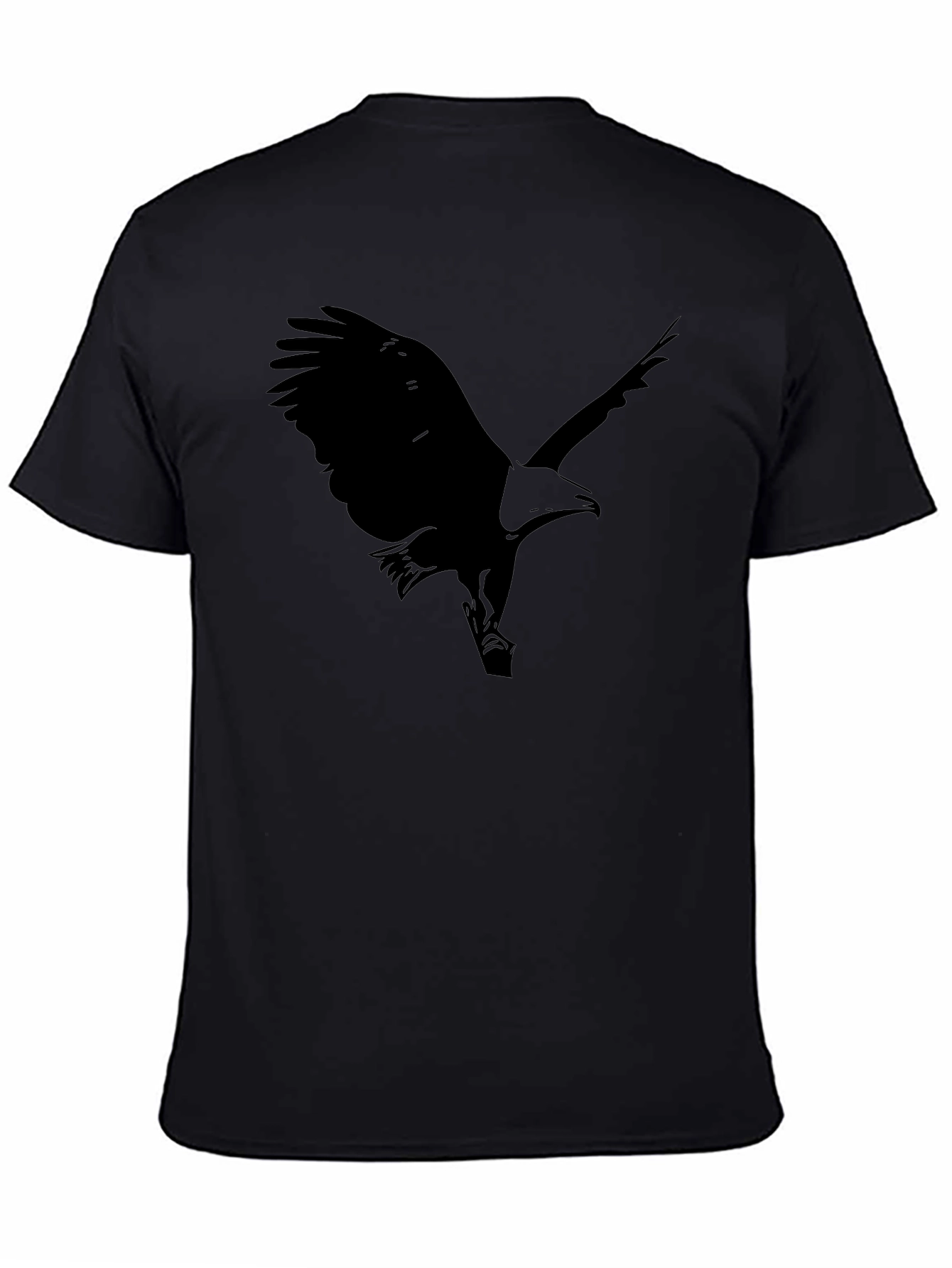 Black Black Eagle Graphic Tee - Stylish Menswear view 4