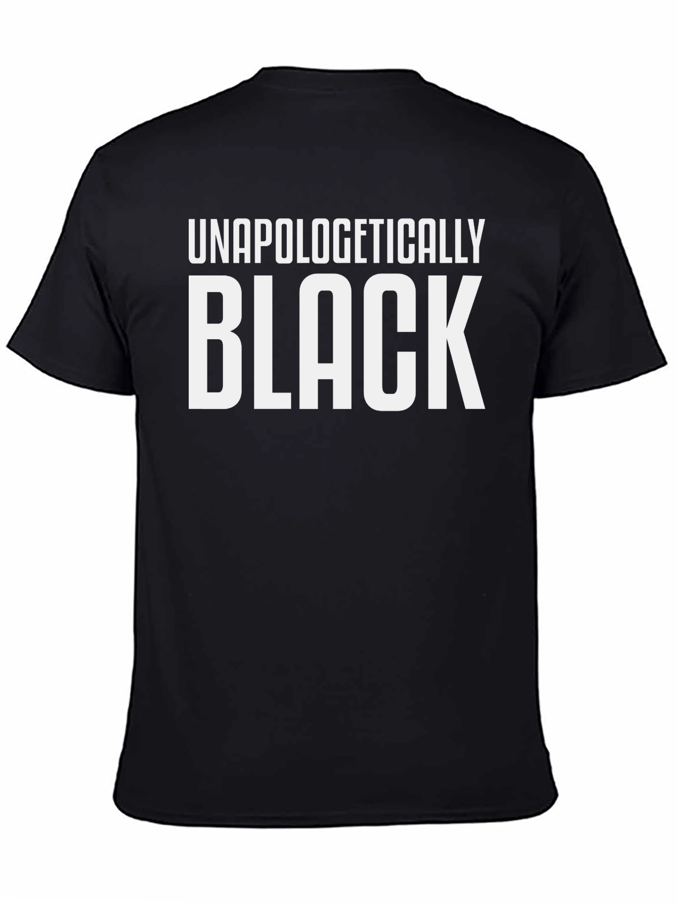 Black Unapologetically Black T-Shirt view 4