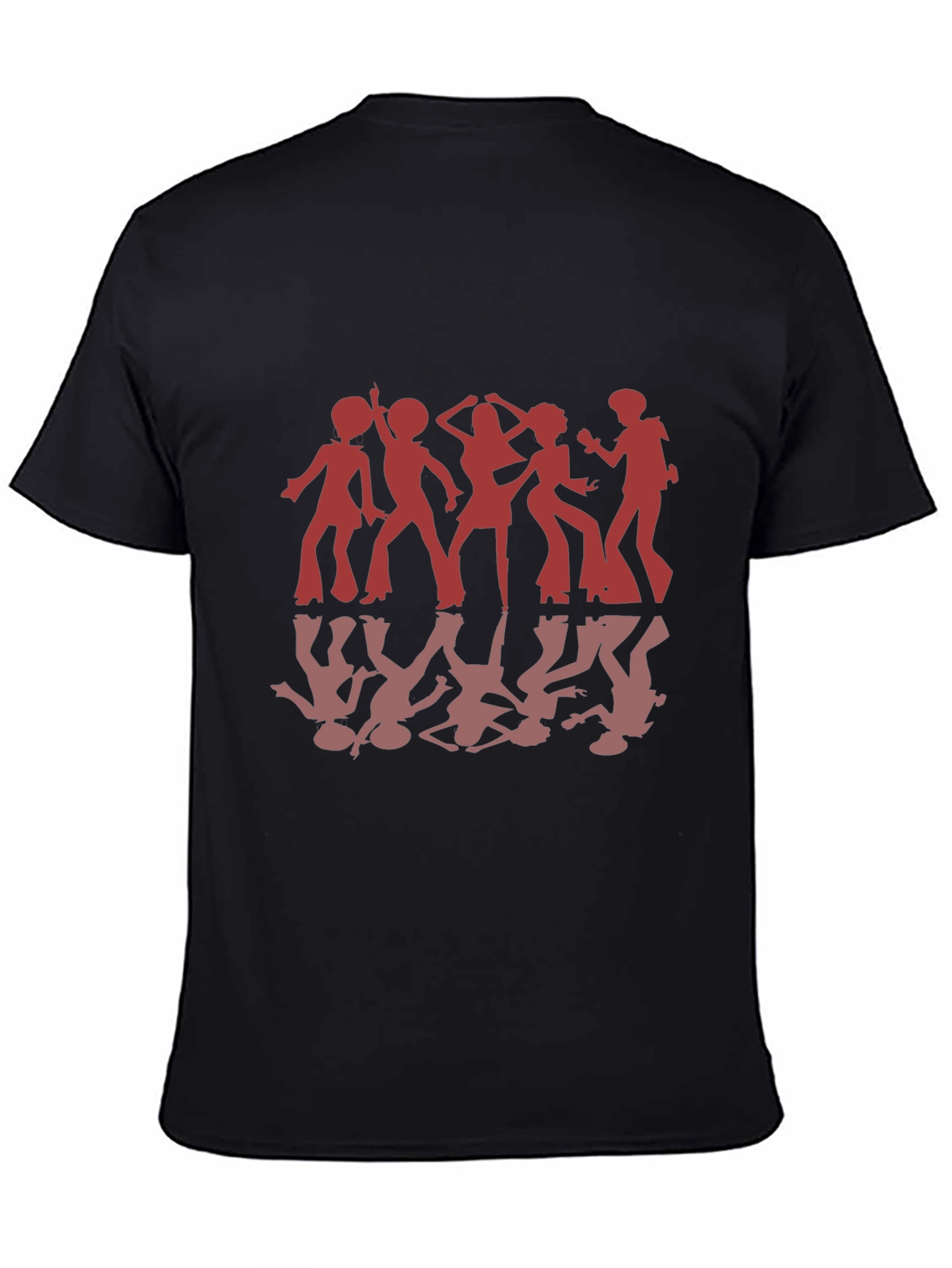 Black Retro Disco Dance T-Shirt - Black view 4