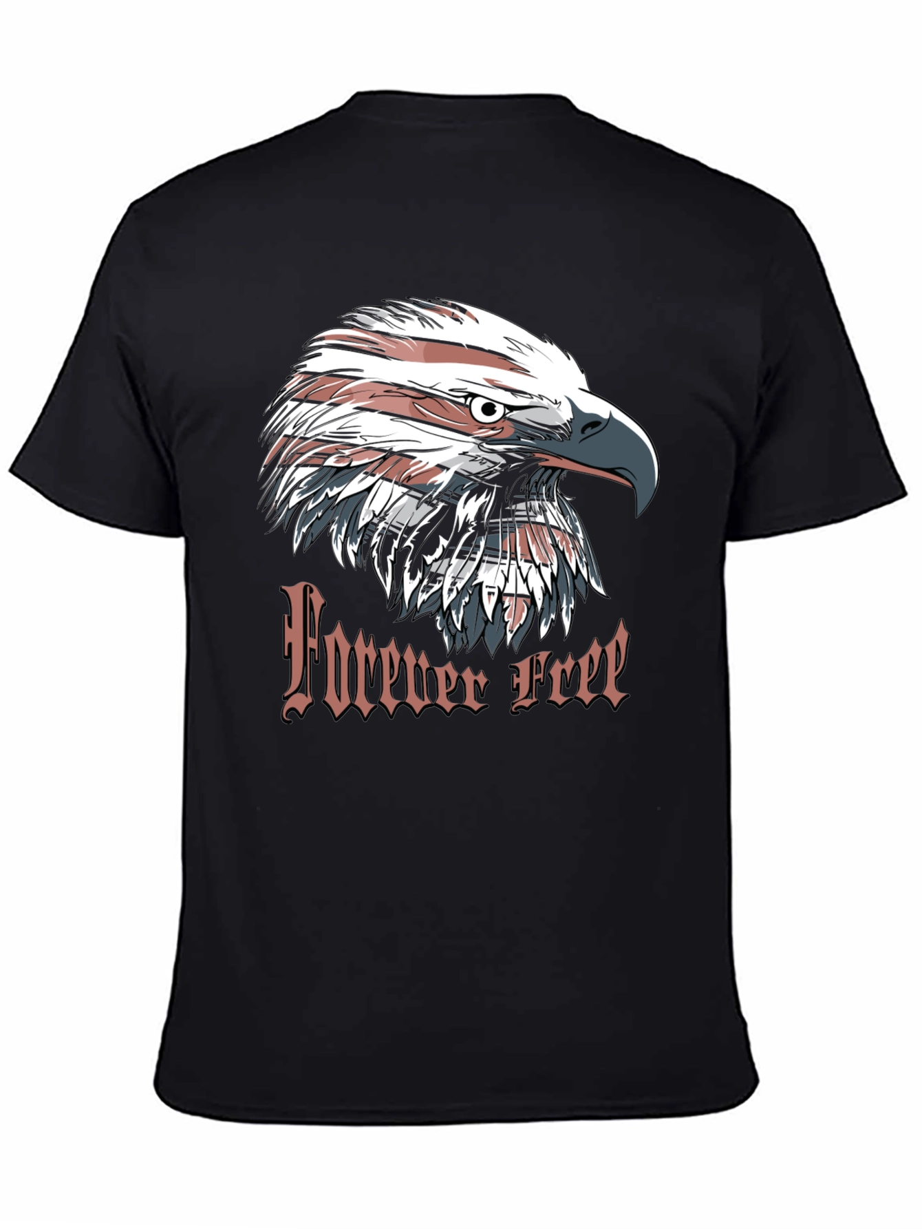 Forever Free Eagle Graphic T-Shirt - 4