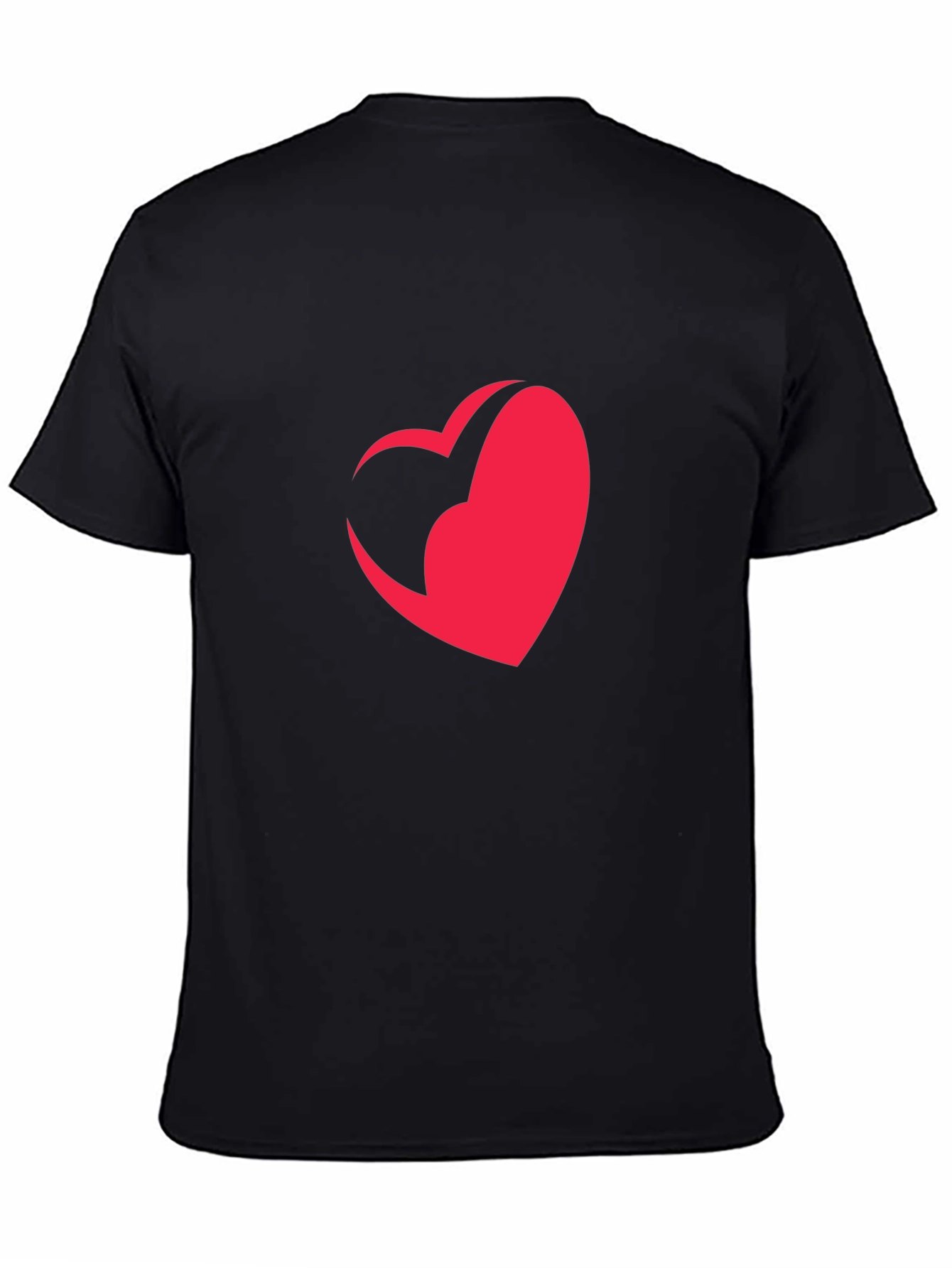 Black Heart Graphic Tee - Modern Style view 4