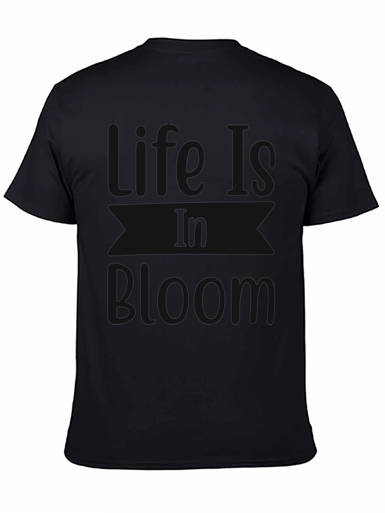Black Life's in Bloom T-Shirt - Relaxed Fit view 4