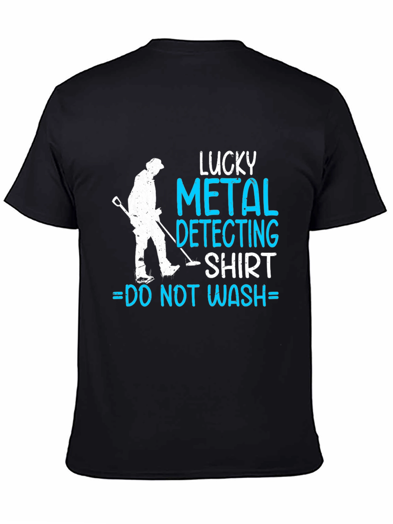 Black Lucky Metal Detecting Shirt view 4