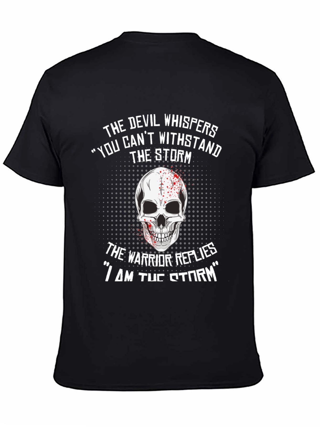 Black Devil vs Warrior T-Shirt view 4