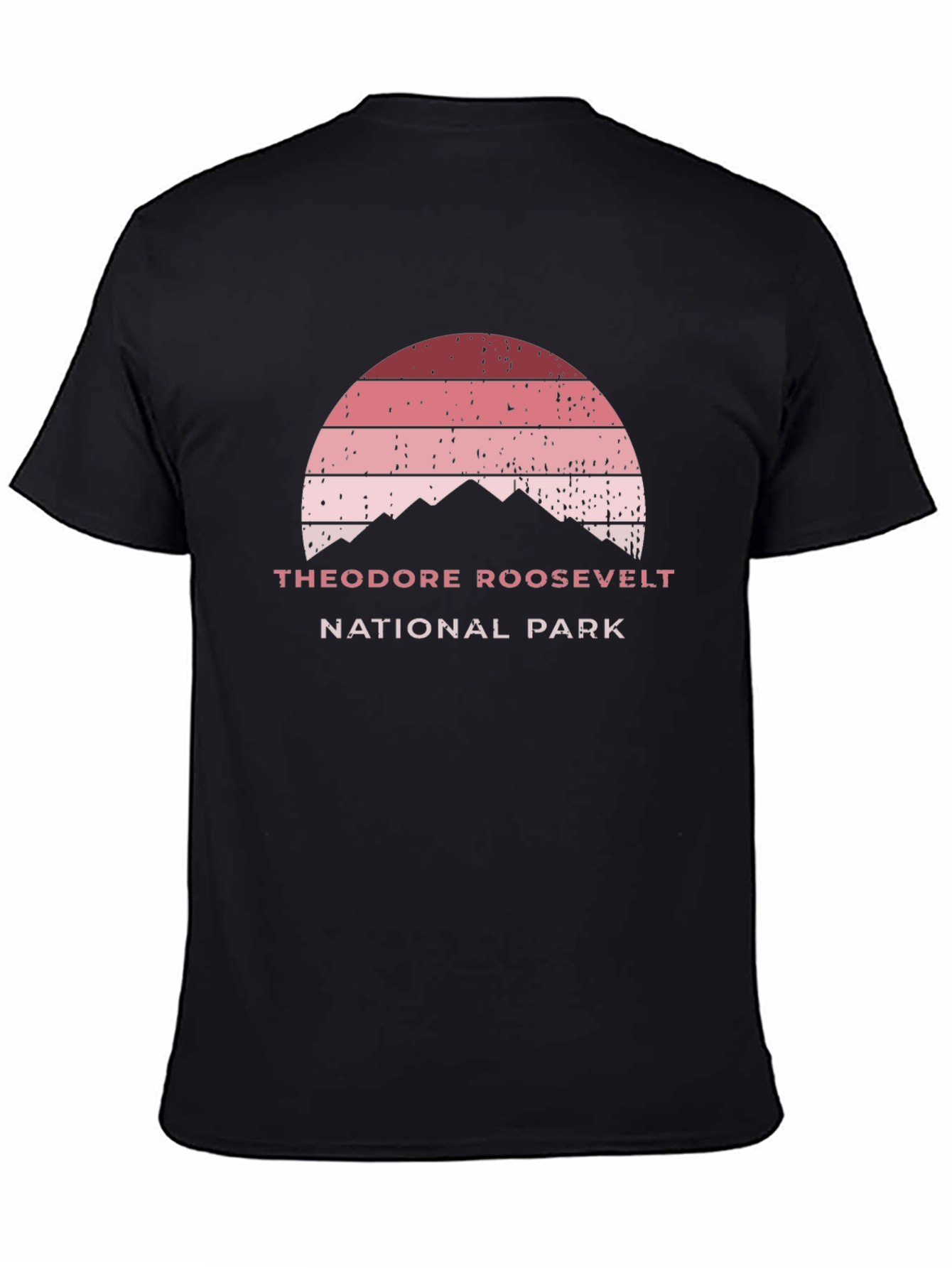 Black Theodore Roosevelt National Park Graphic Tee view 4