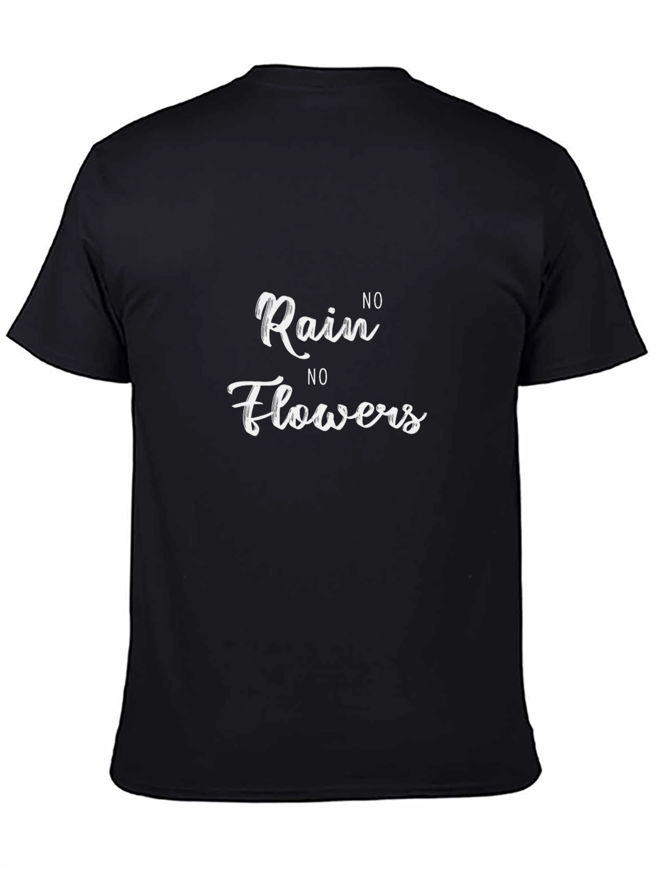 Black No Rain No Flowers Graphic Tee - Black view 4