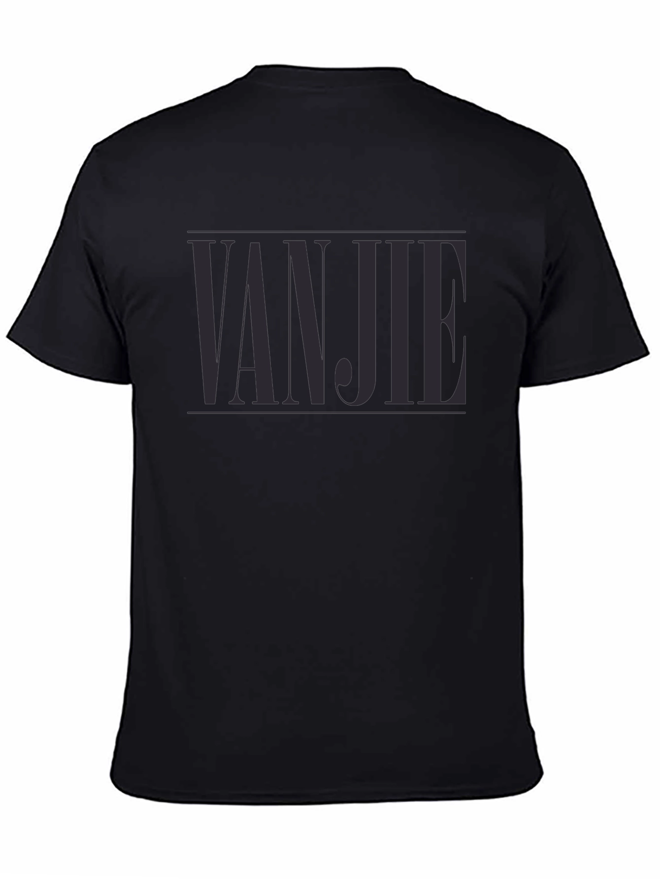 Black Vanjie Graphic Tee - Comfortable Everyday Wear view 4