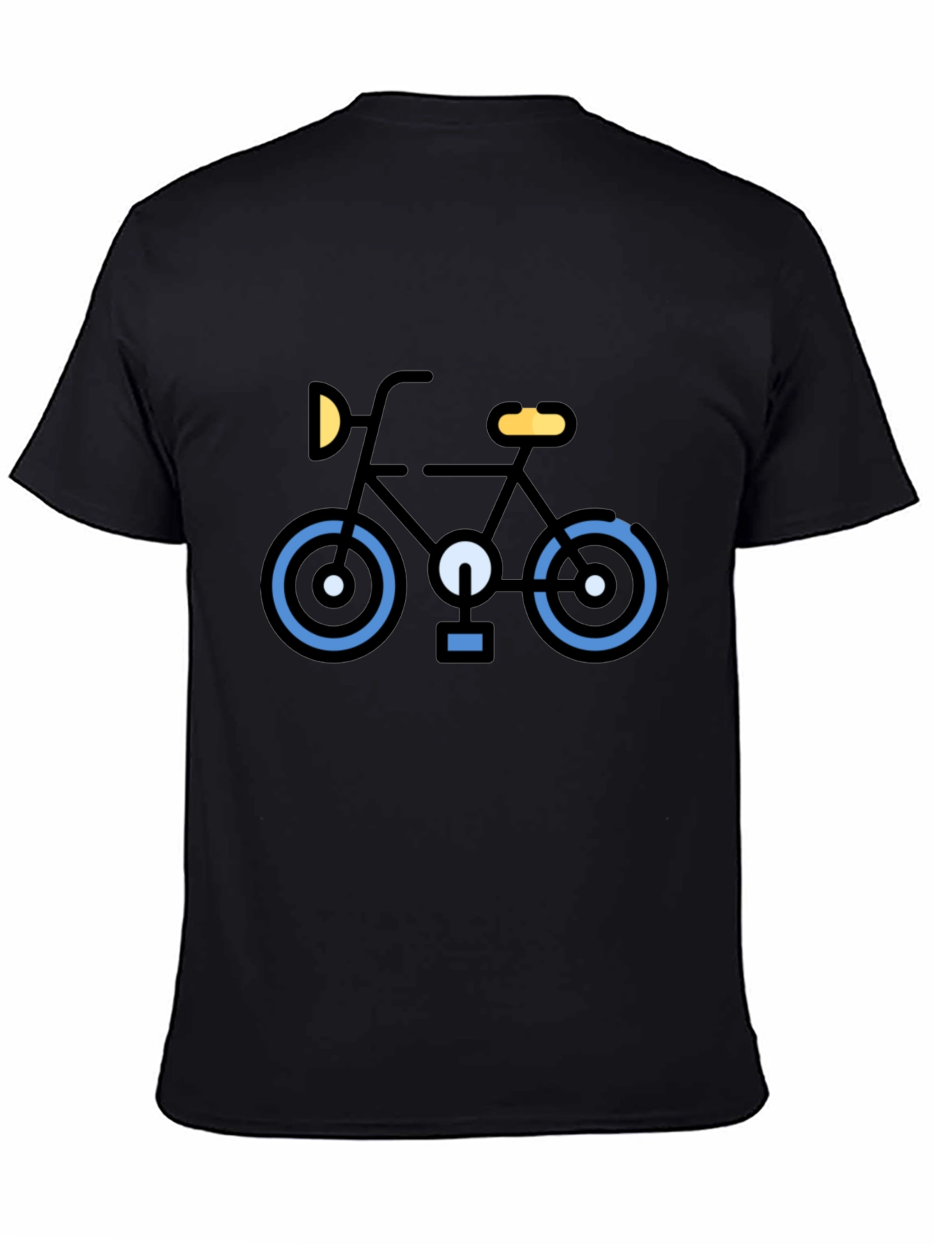 Black Bike Graphic Tee - Stylish & Comfortable Black T-Shirt view 4