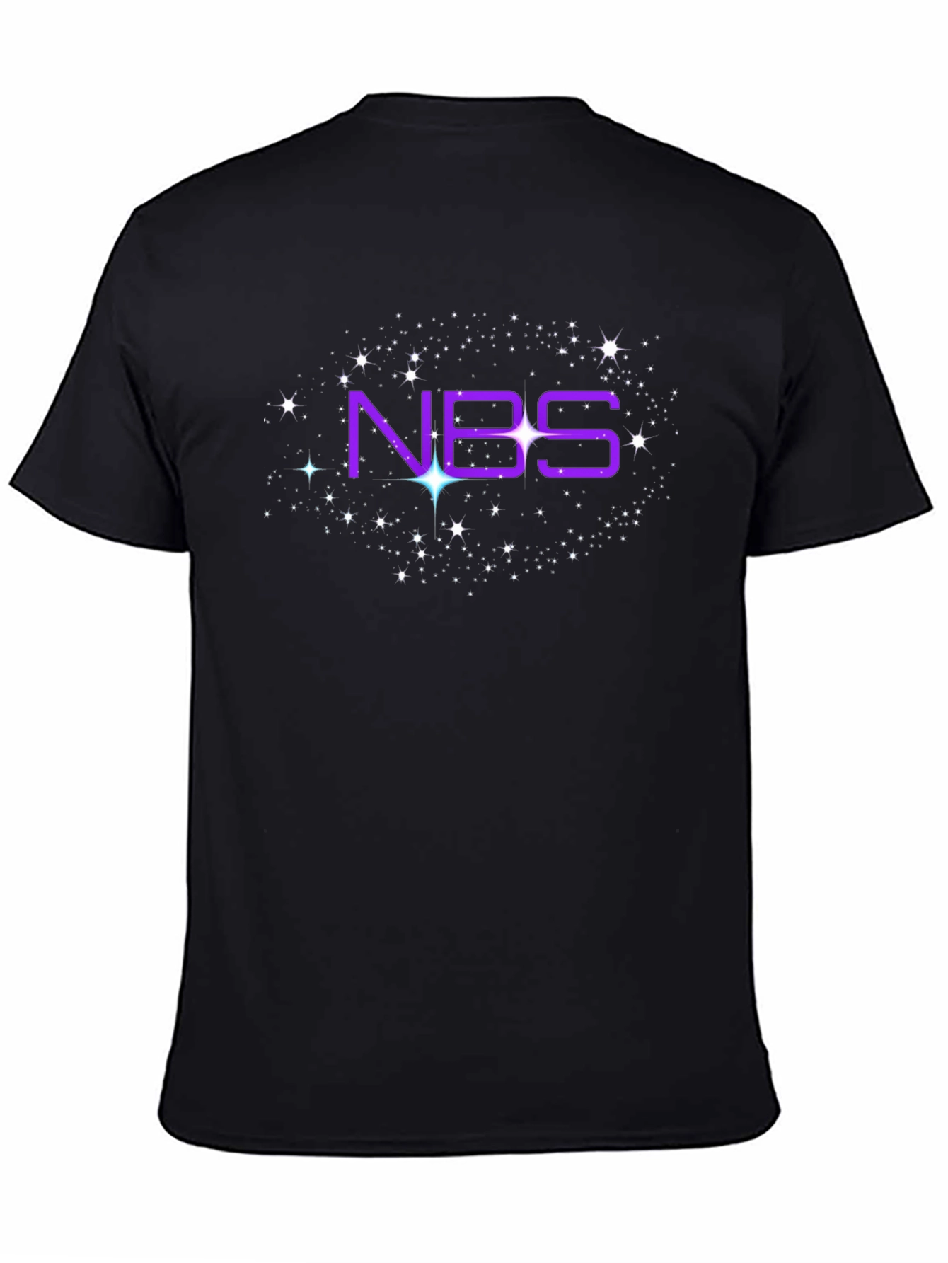 Black NBS Galaxy Graphic T-Shirt - Black view 4