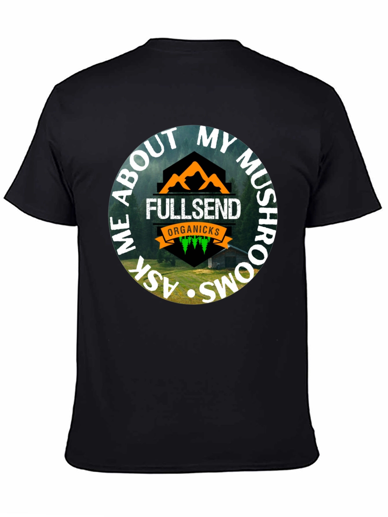 Fullsend Organicks Mushroom T-Shirt - 4