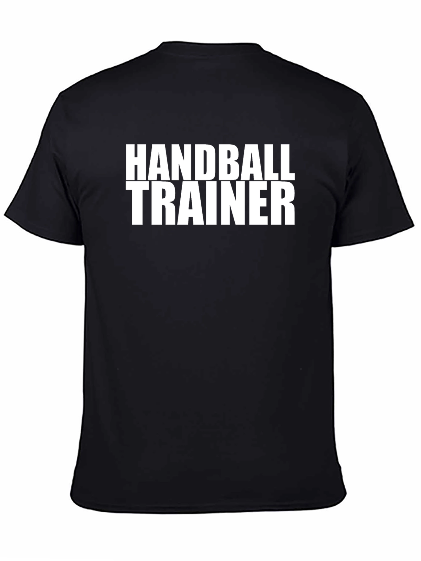 Black Handball Trainer Graphic Tee view 4
