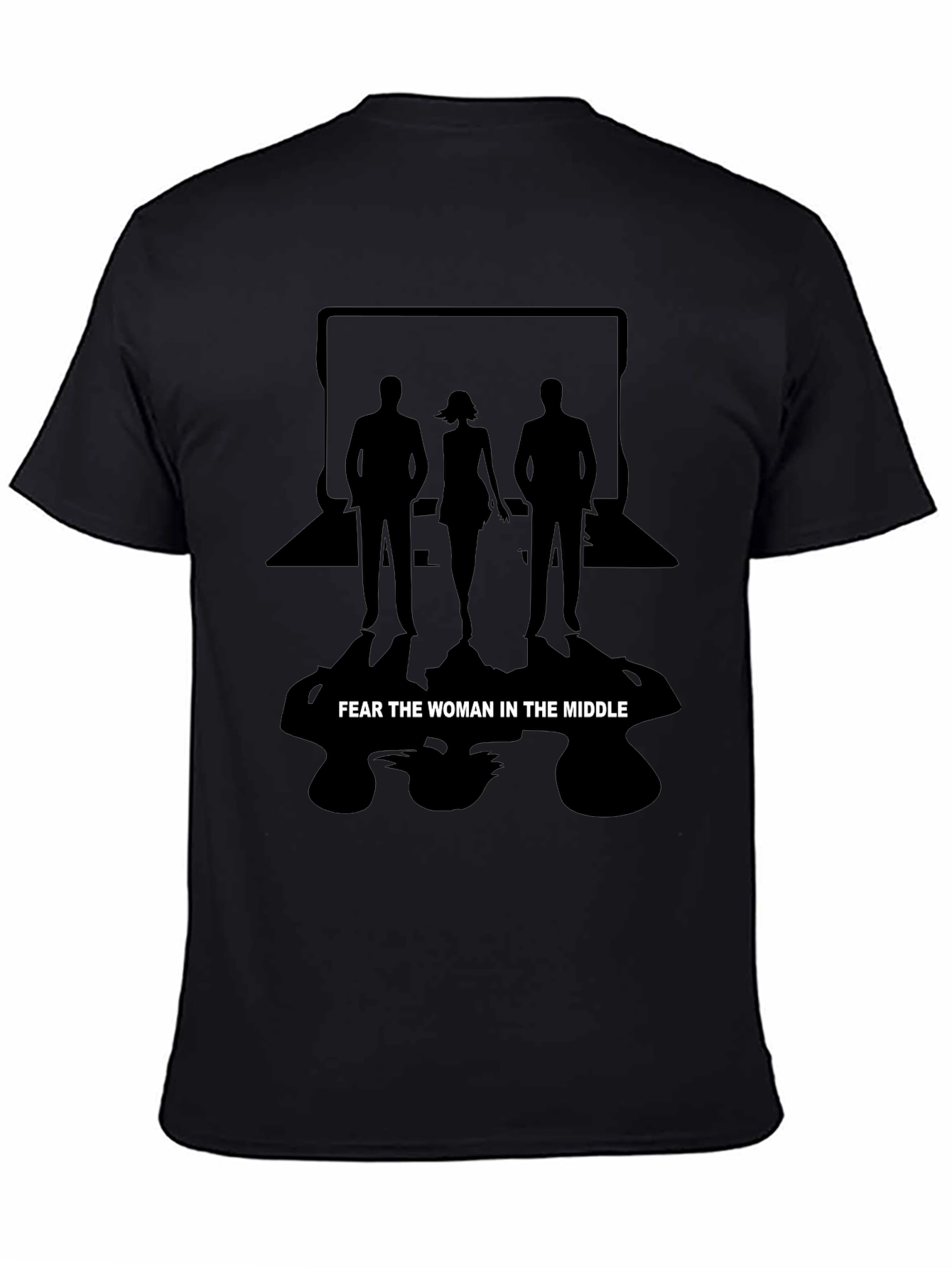 Black Fear the Woman T-Shirt view 4
