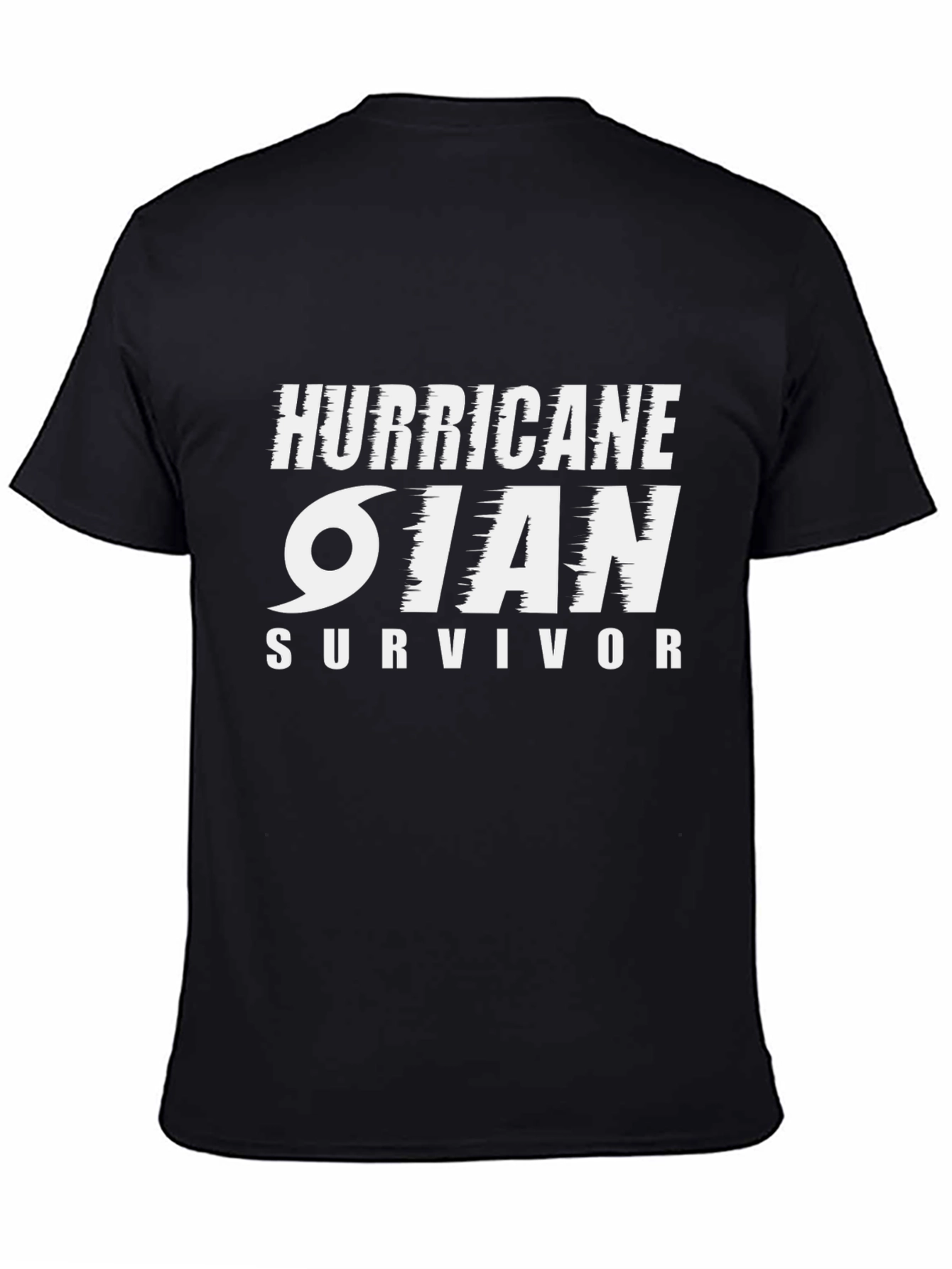 Hurricane Ian Survivor Black T-Shirt - 4