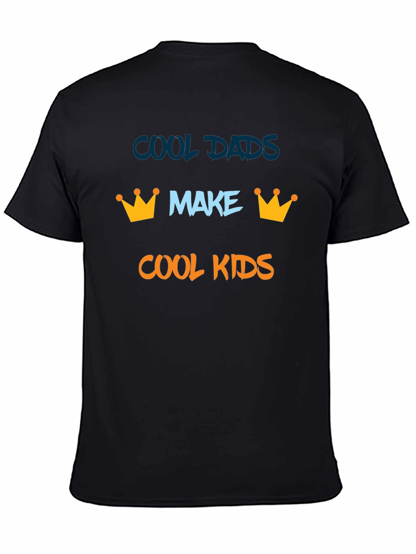 Black Cool Dads Make Cool Kids Graphic Tee view 4
