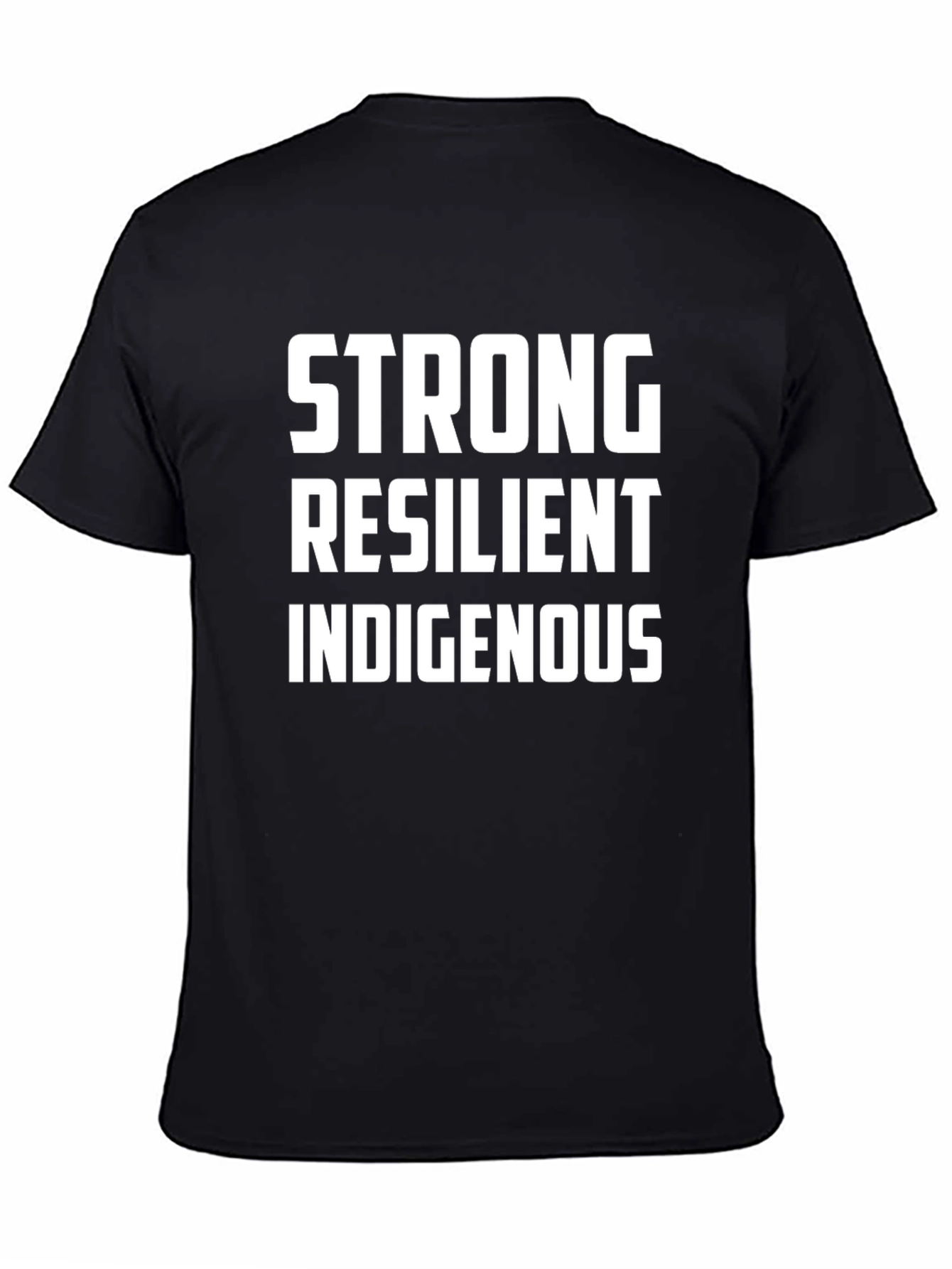 Black Strong Resilient Indigenous Graphic Tee view 4