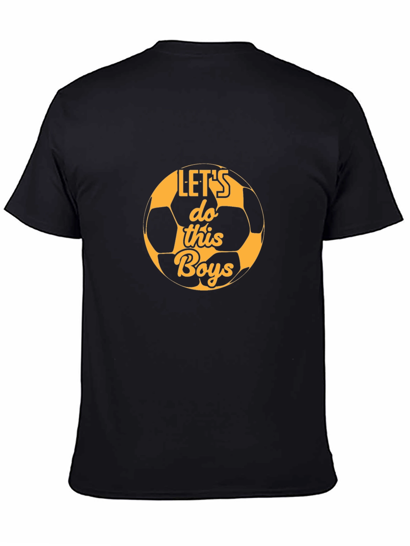 Black Let's Do This Boys Black T-Shirt view 4
