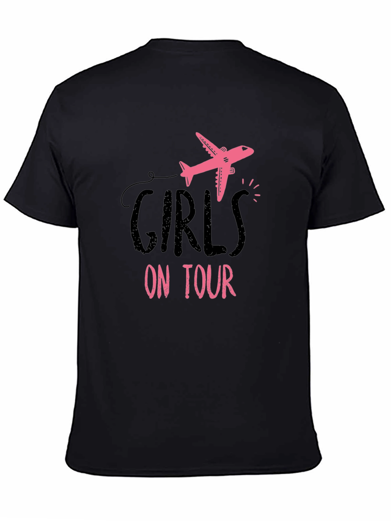 Girls On Tour T-Shirt | Airplane Graphic Tee - 4