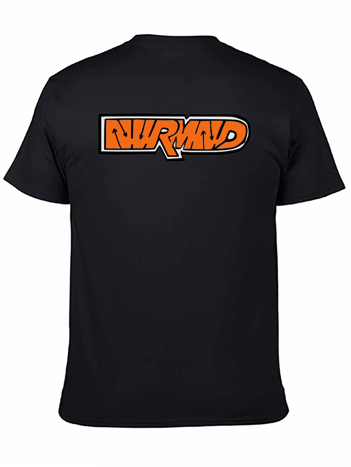 Black NURMND Graphic T-Shirt - Casual Black Tee view 4