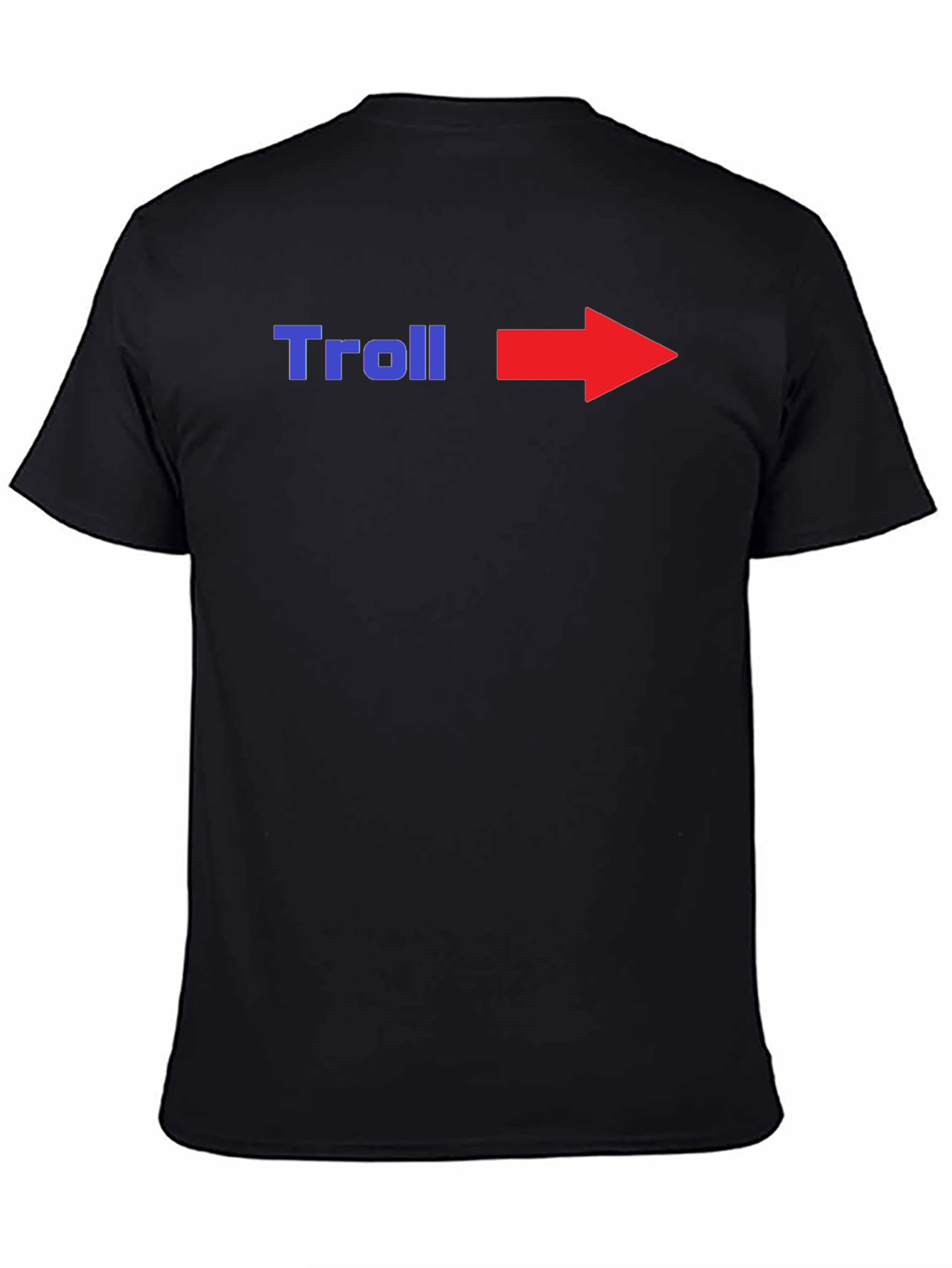 Black Troll Arrow T-Shirt - Point the Way! view 4