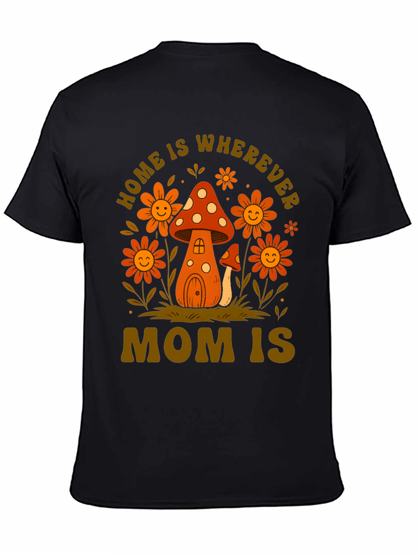 Black Home is Wherever Mom is T-Shirt view 4