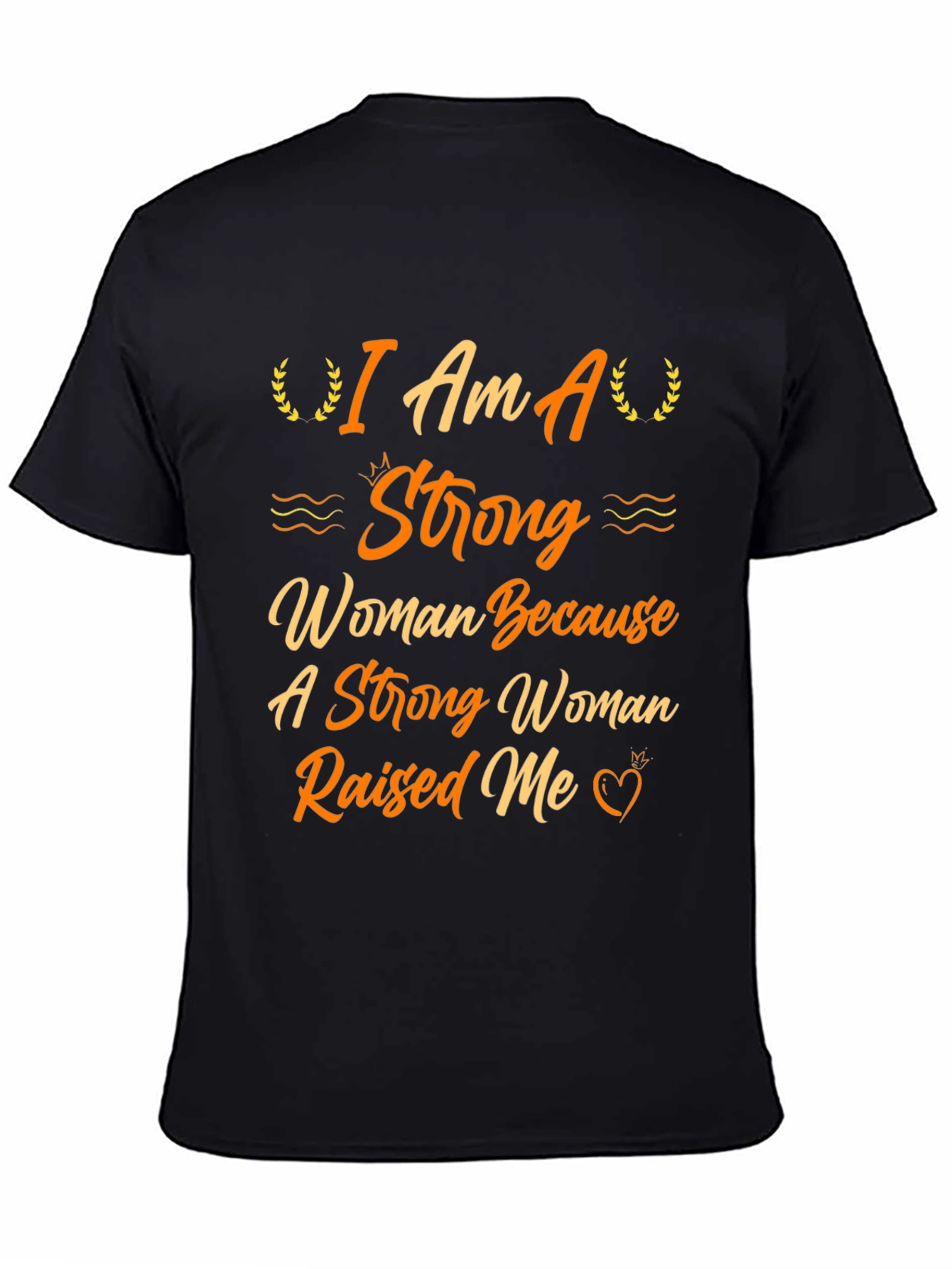 Black Strong Woman Graphic Tee - Empowering Design view 4