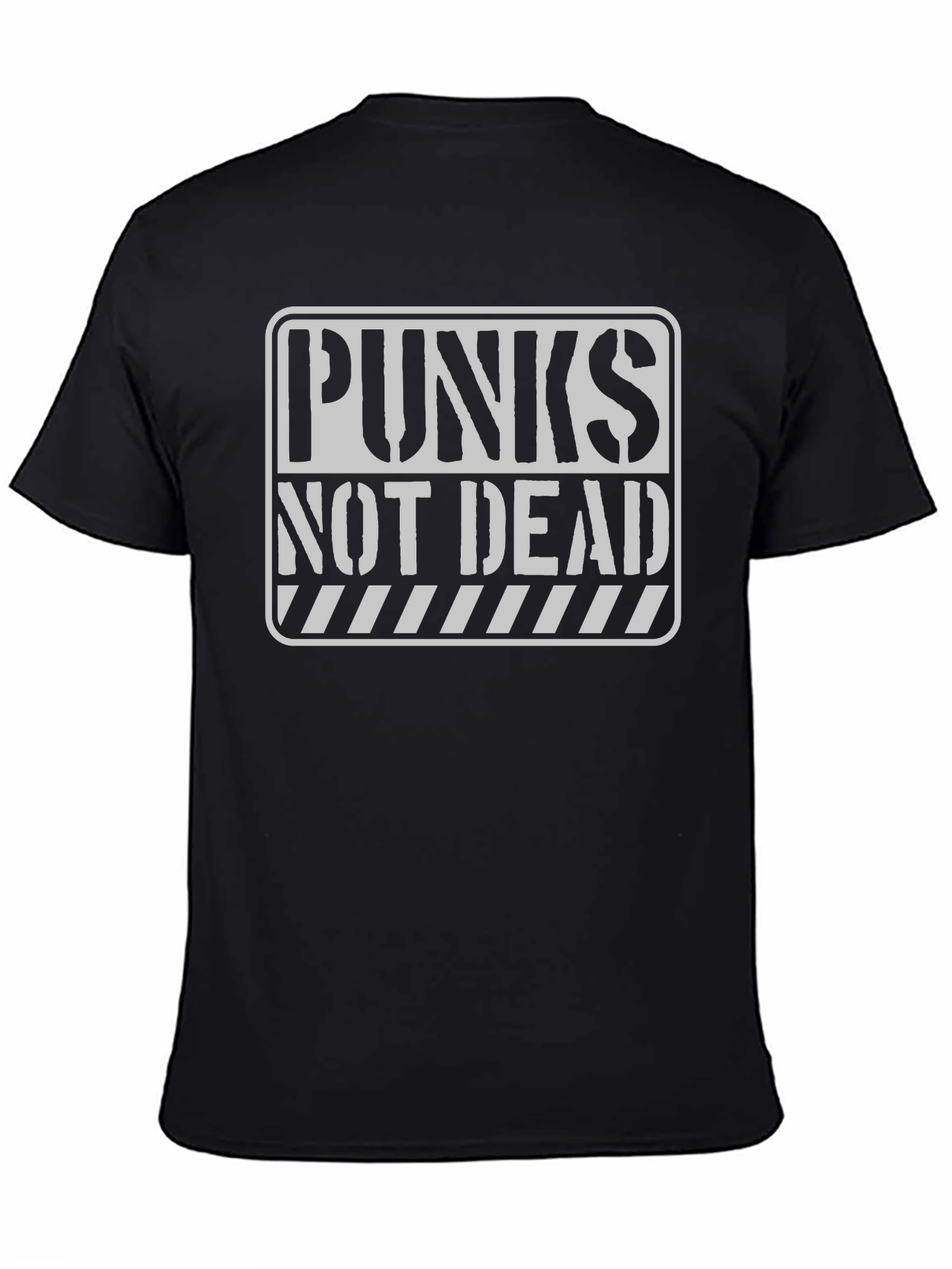 Black Punks Not Dead Graphic Tee view 4