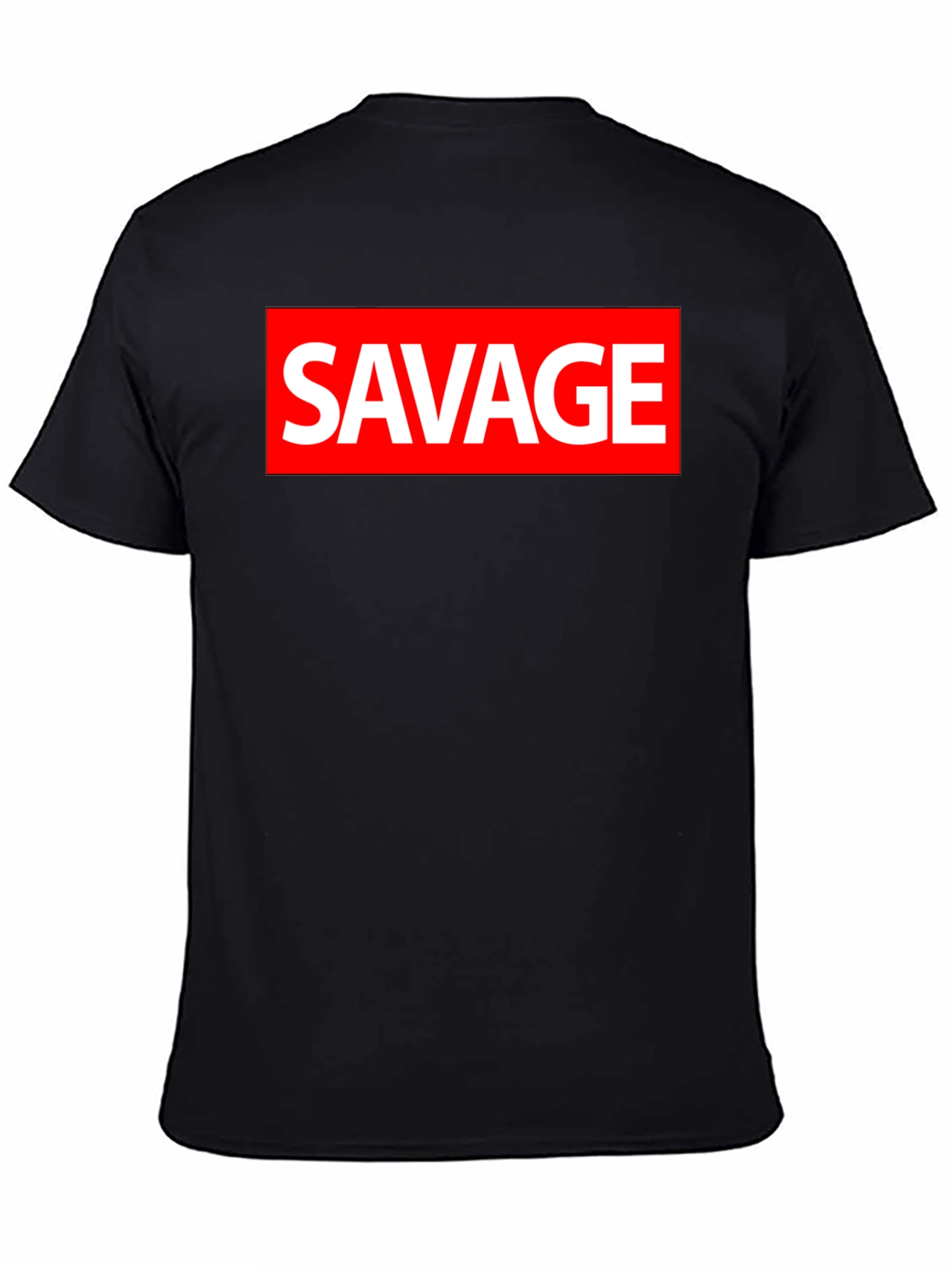 Black Savage Graphic Tee - Bold Streetwear Style view 4