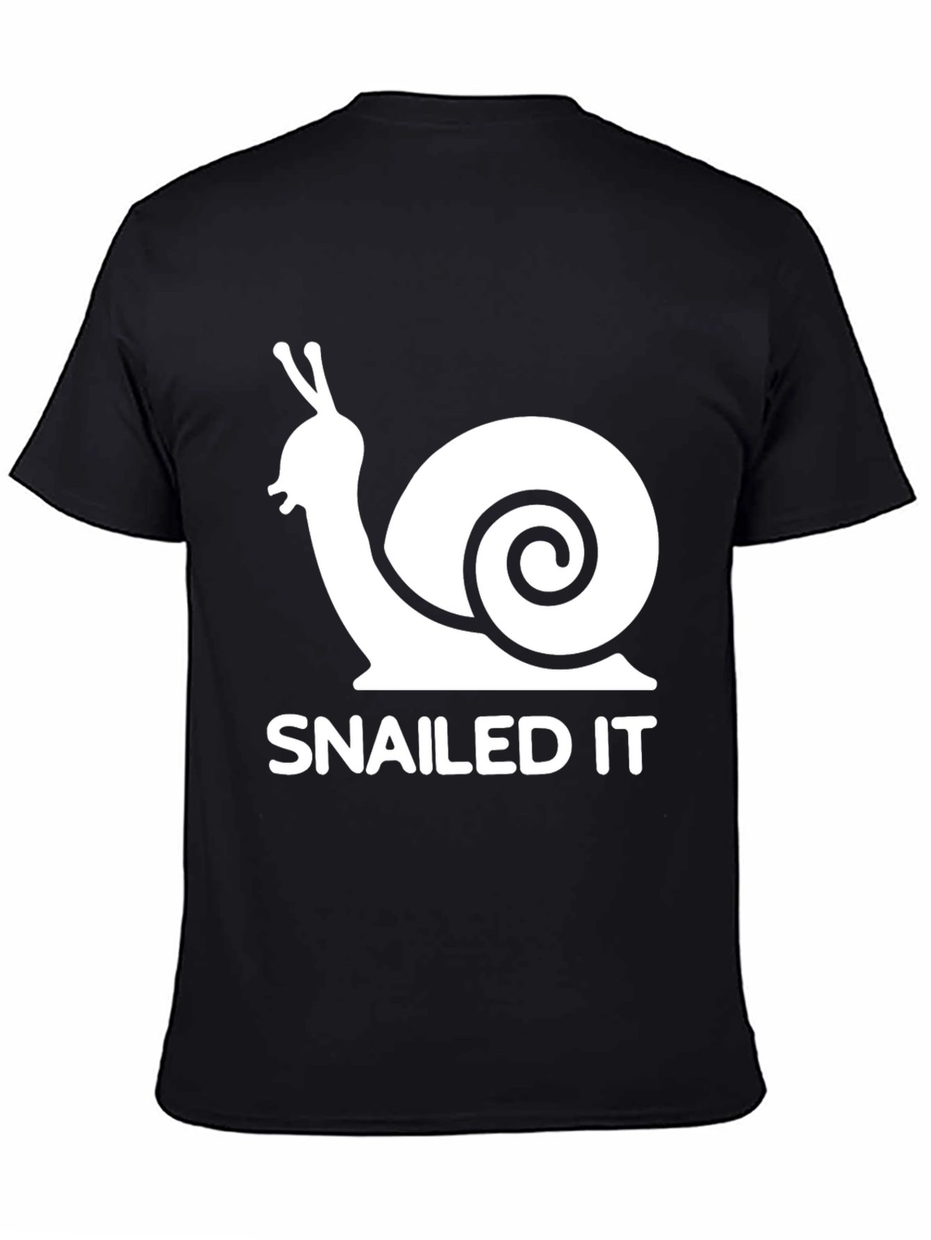 Black Snailed It Graphic T-Shirt - Black view 4