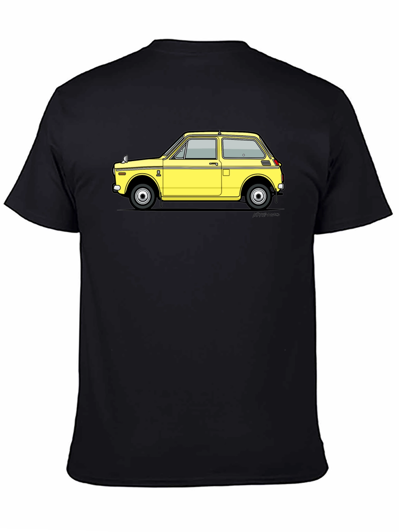 Black Retro Car Graphic T-Shirt - Stylish Auto Enthusiast Tee view 4