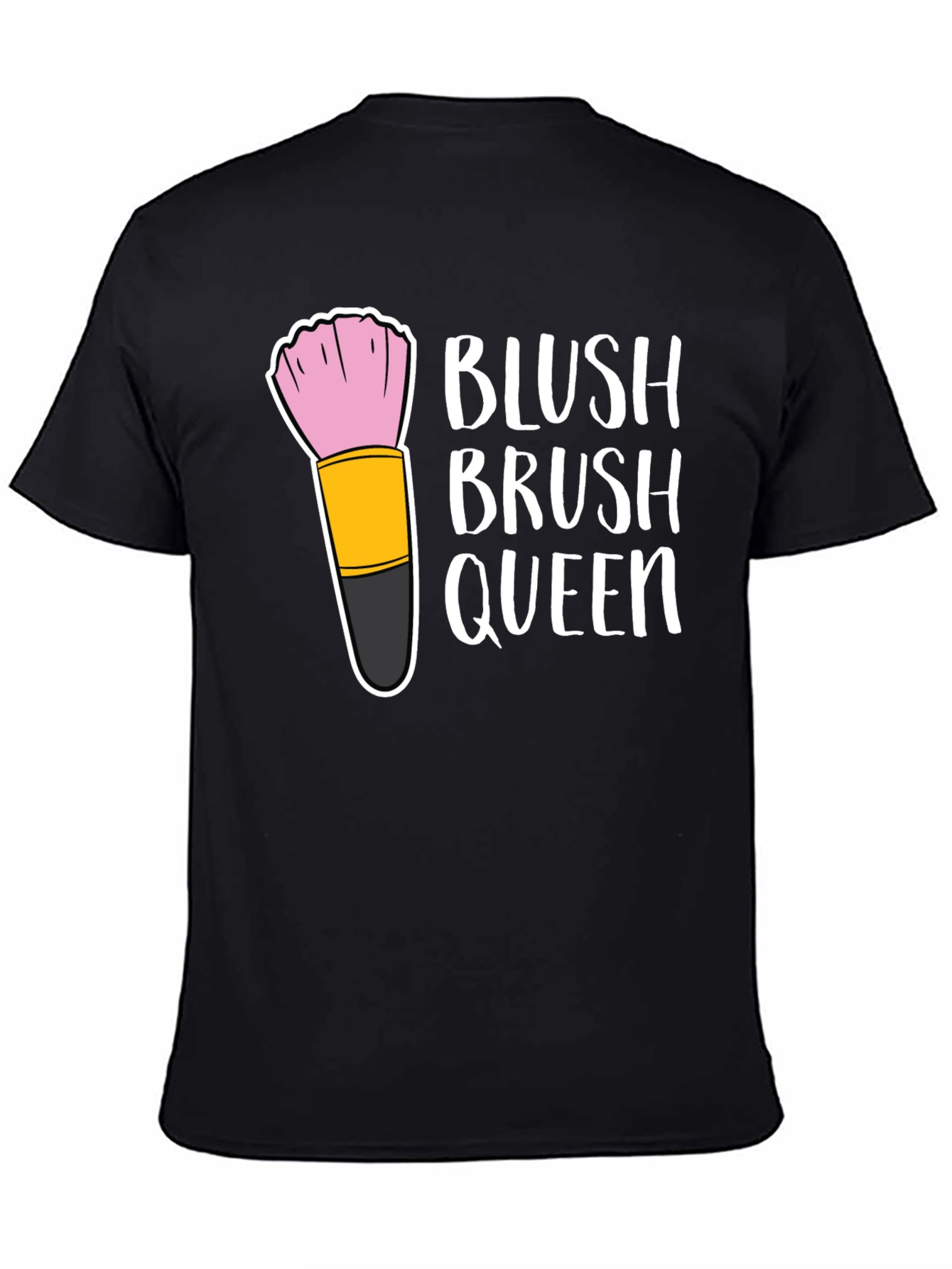 Black Blush Brush Queen Graphic Tee view 4