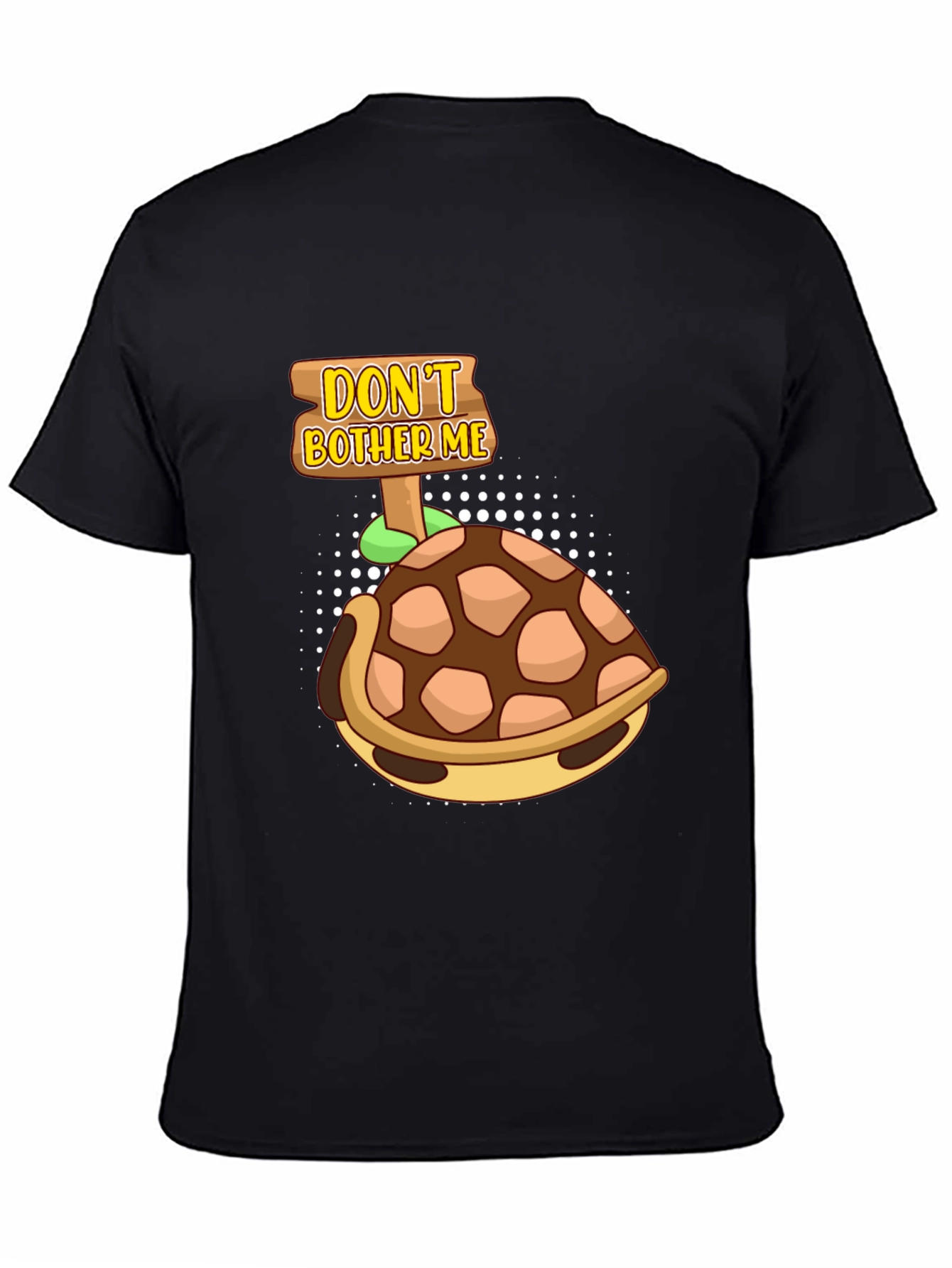 Black Don't Bother Me Turtle T-Shirt view 4
