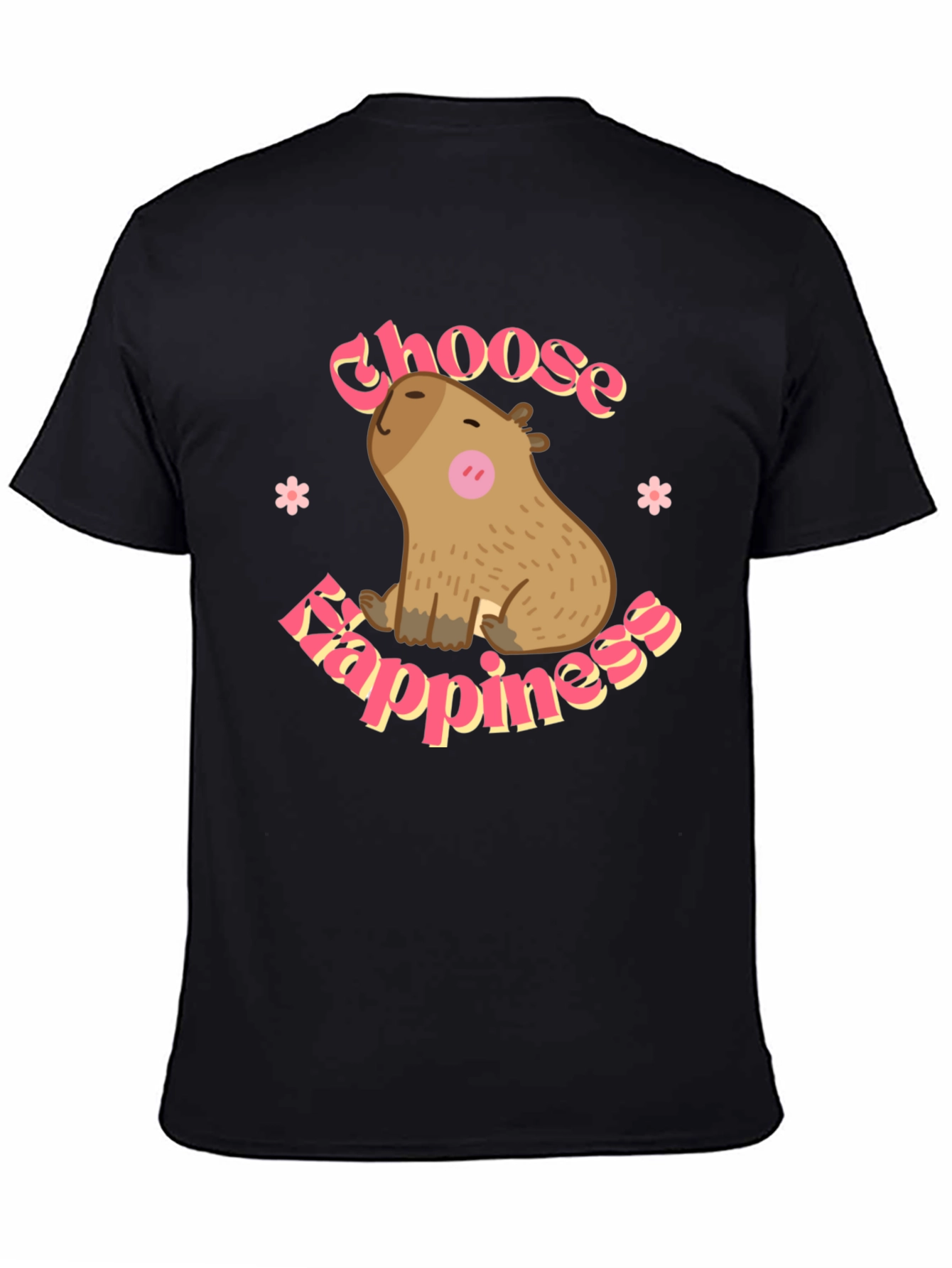 Choose Happiness Capybara T-Shirt - 4