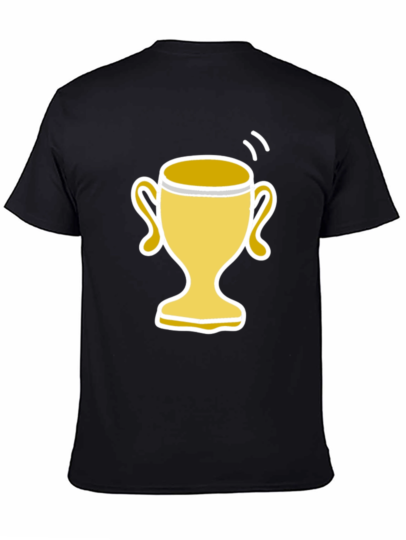 Black Trophy Graphic Black Tee - Winner's Choice! view 4