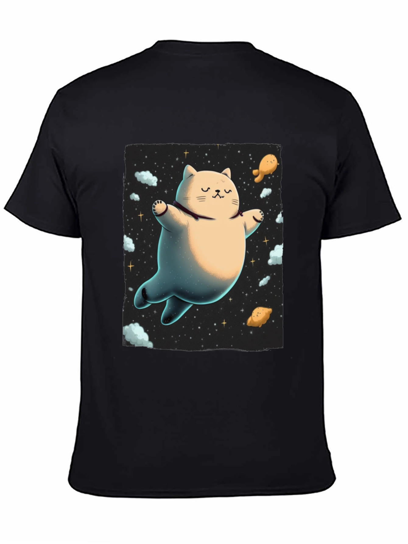 Cosmic Cat T-Shirt - Space Kitten Tee - 4