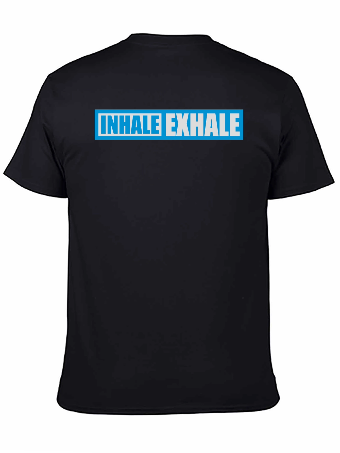 Black Inhale Exhale Graphic Tee - Black T-Shirt view 4