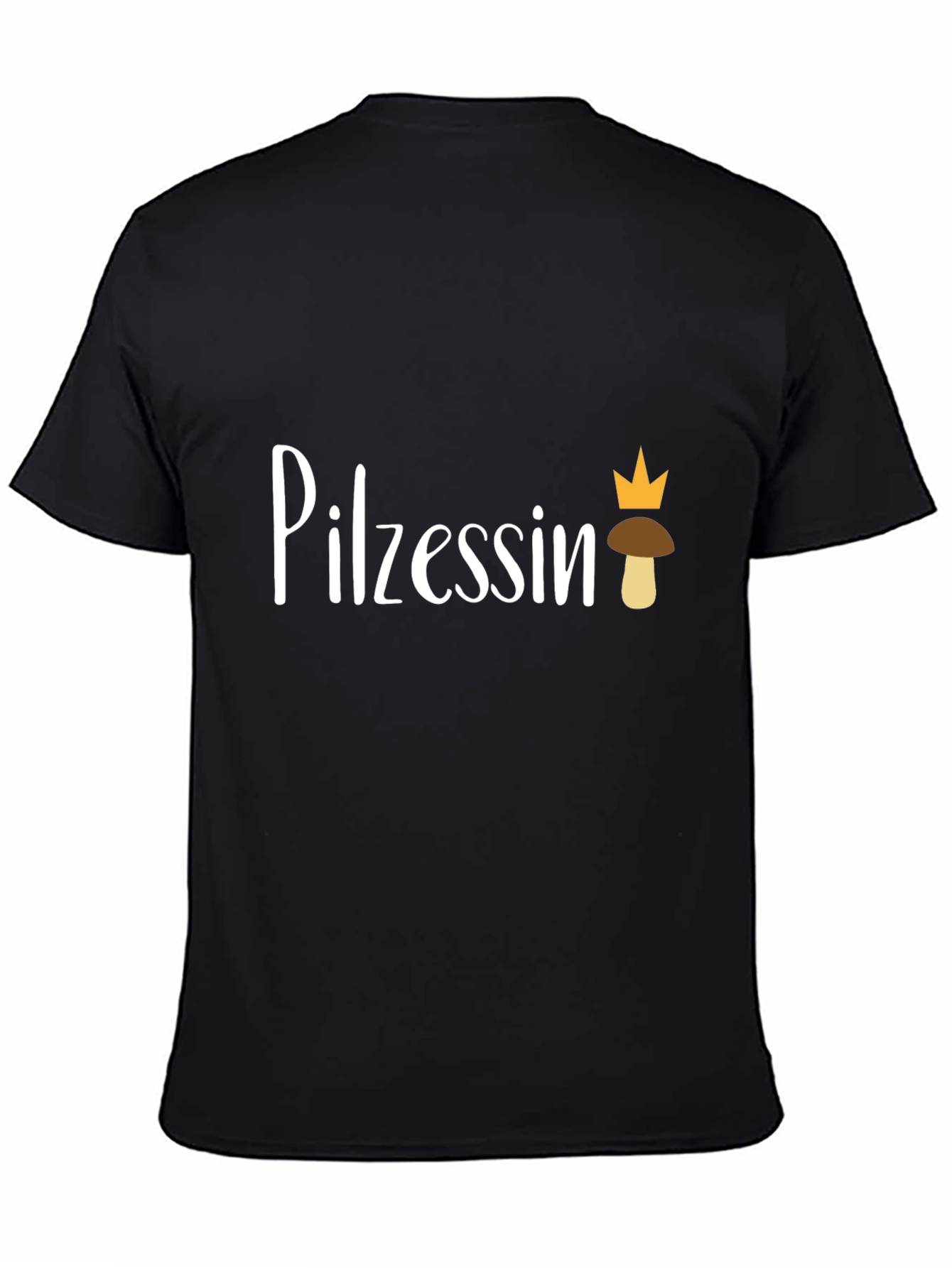 Black Pilzessin Mushroom Princess T-Shirt view 4