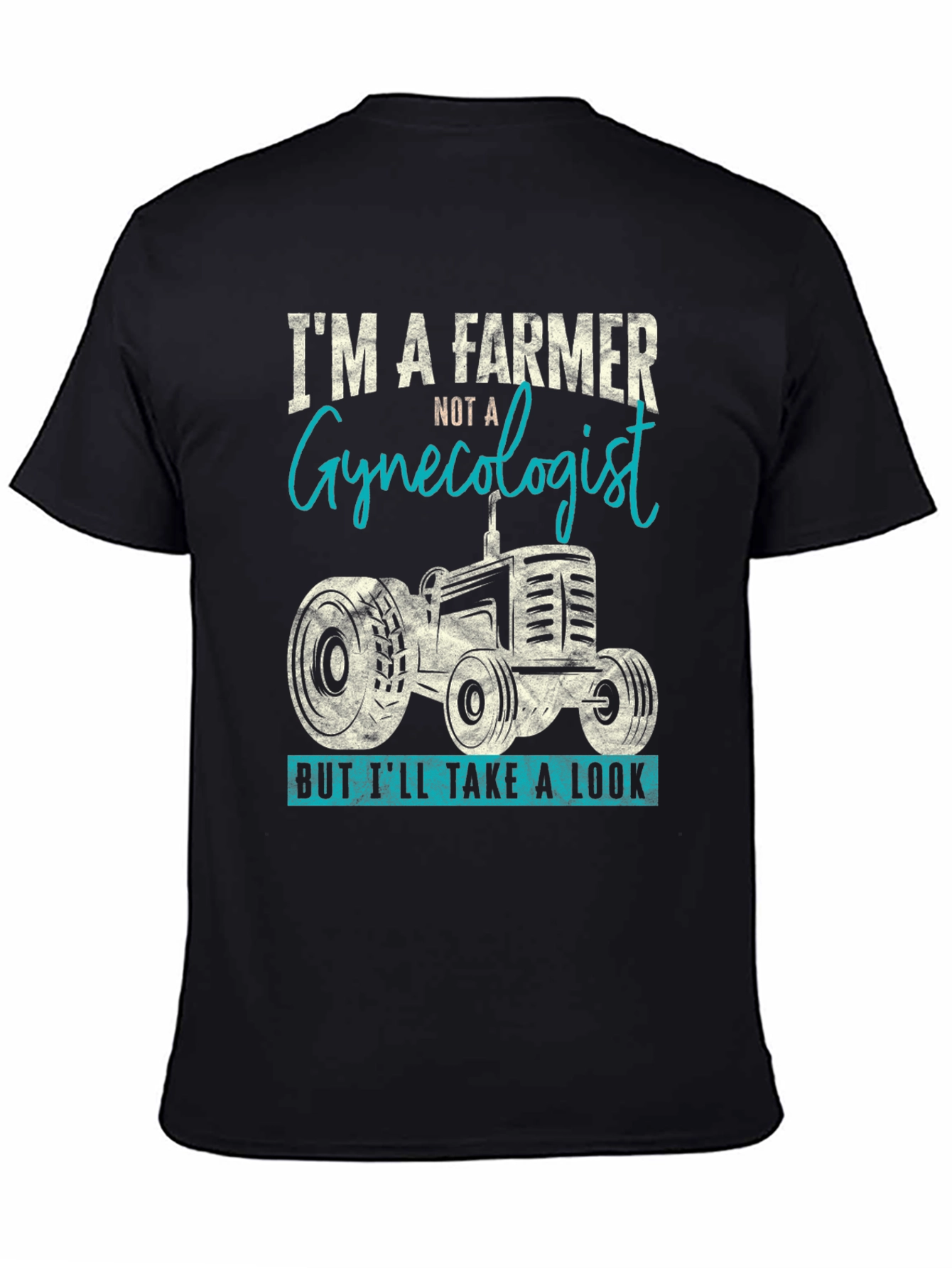 Black Farmer Gynecologist Humor Graphic Tee view 4