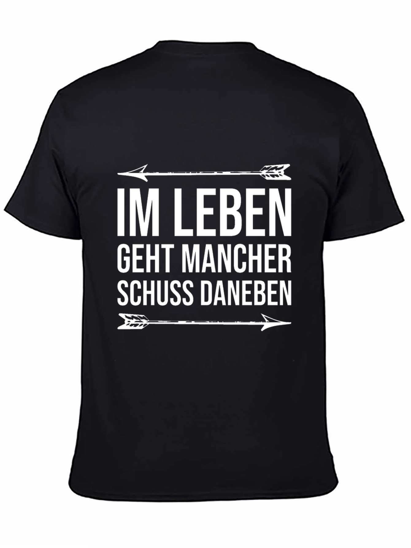 Black Im Leben T-Shirt - German Saying Graphic Tee view 4