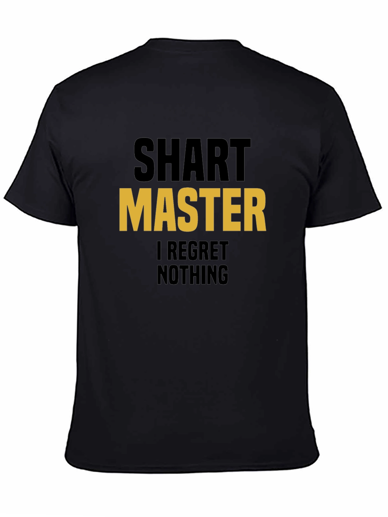 Black Shart Master Funny Novelty T-Shirt view 4