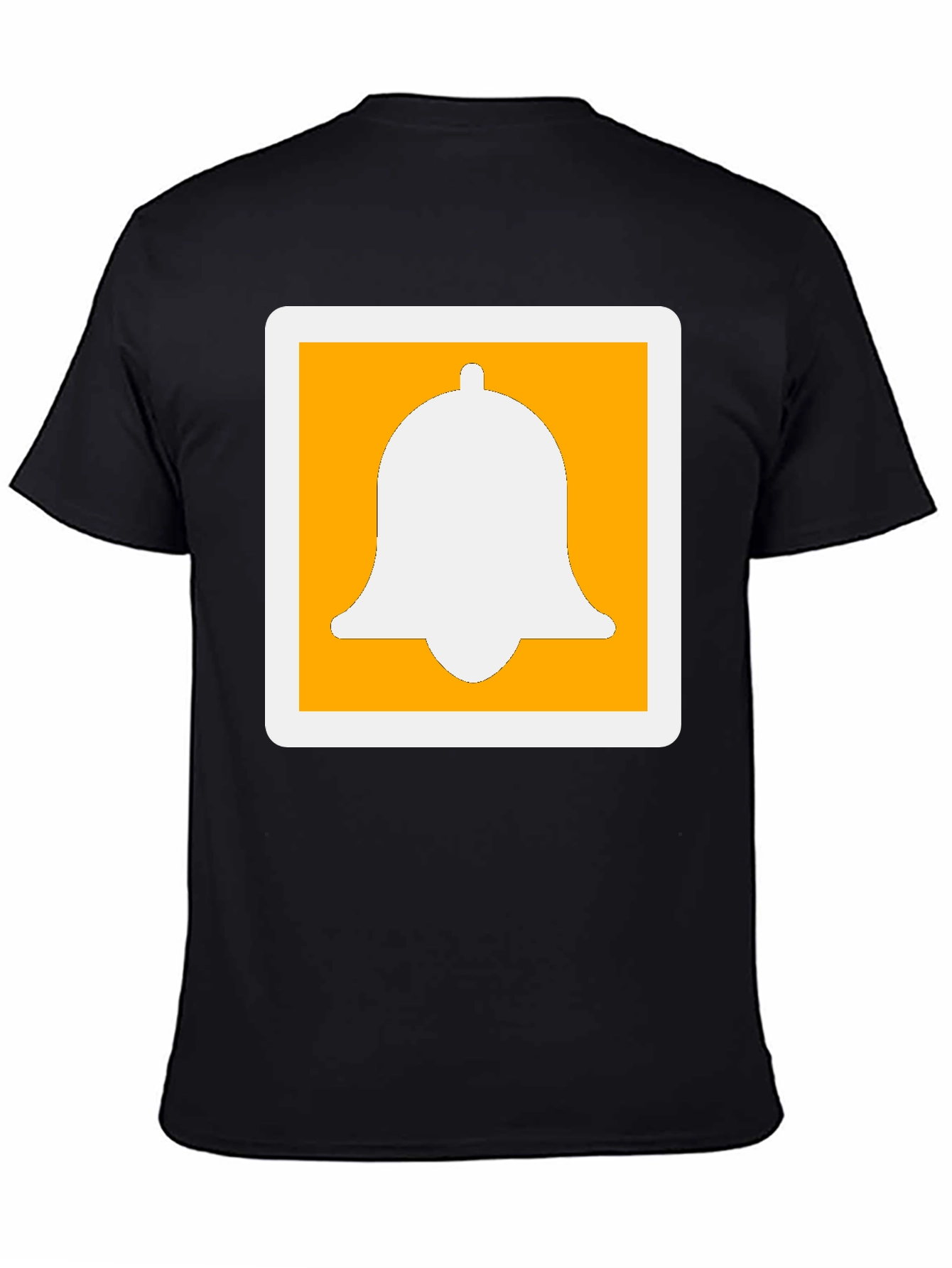 Black Men's Black Graphic Tee - Notification Icon view 4