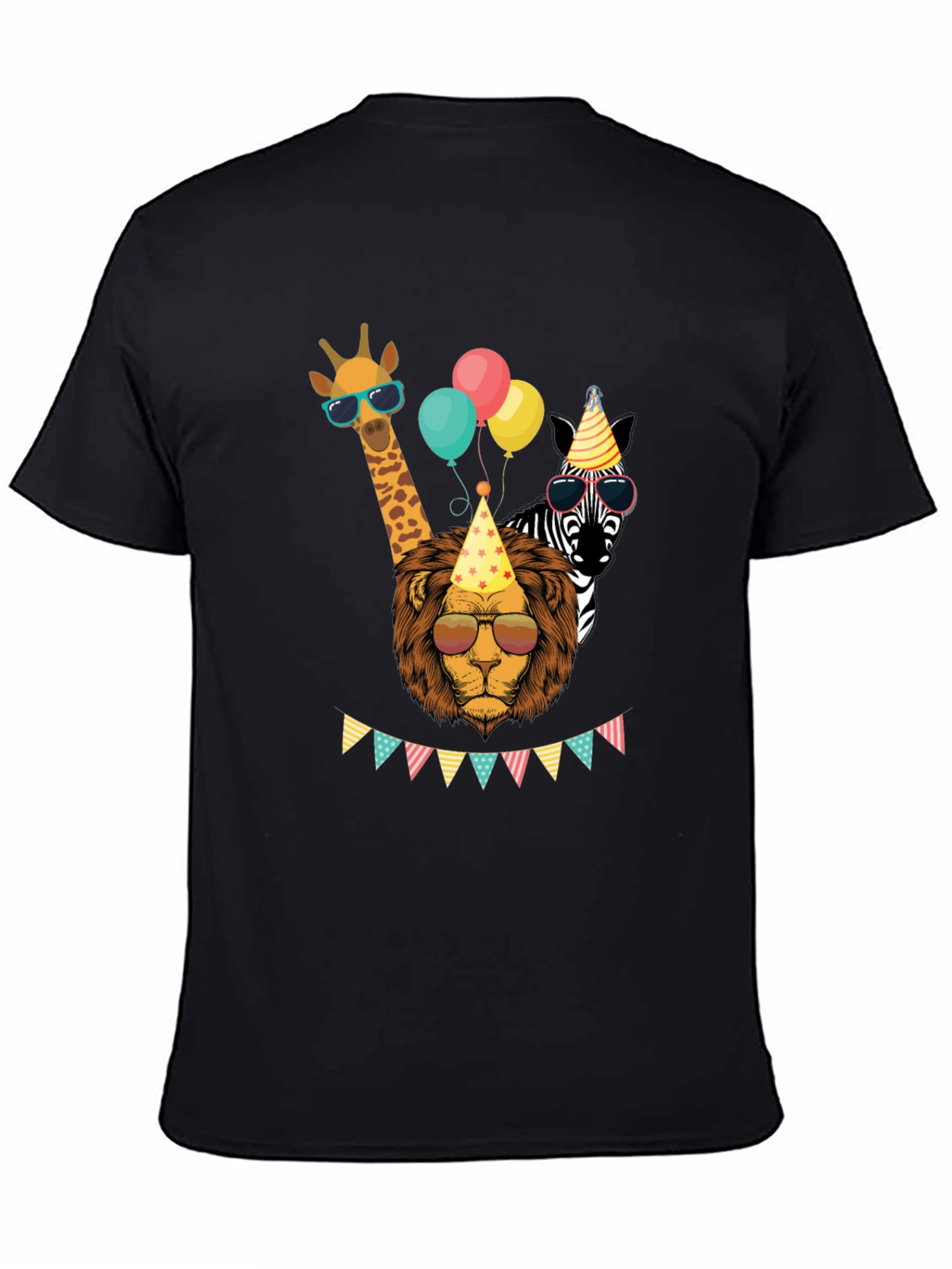 Black Party Animals T-Shirt view 4