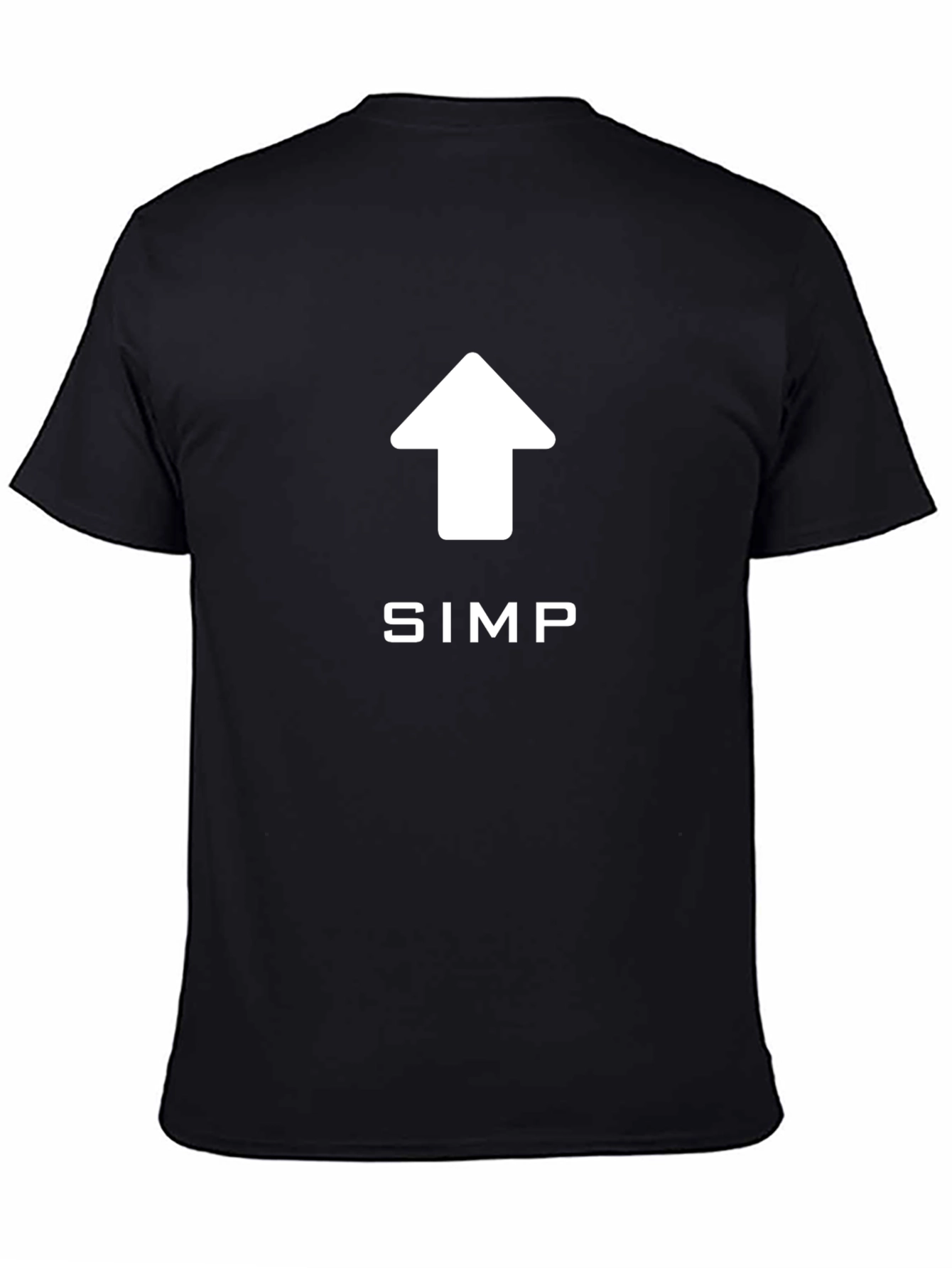 Black Novelty SIMP T-Shirt view 4