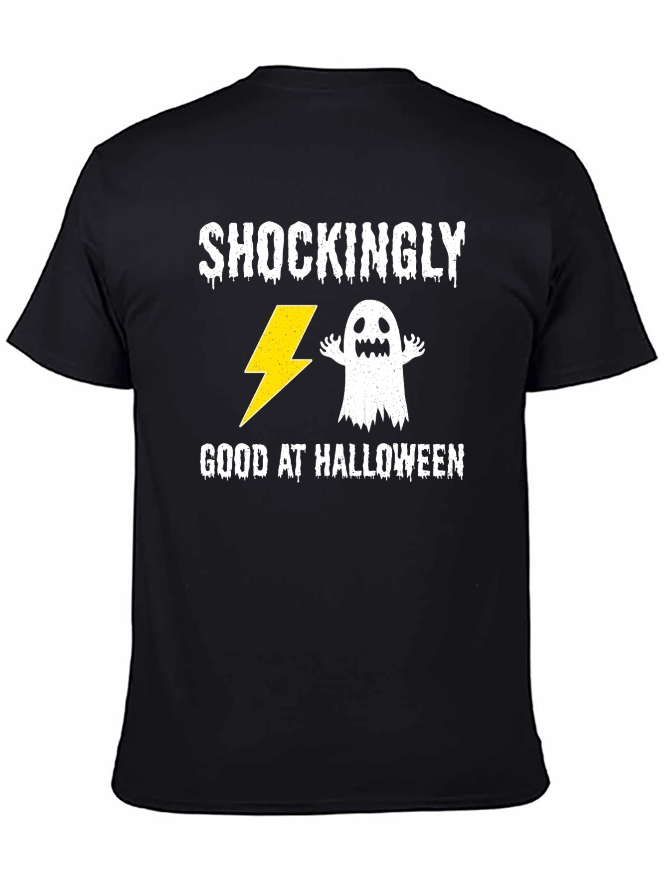 Black Shockingly Good at Halloween Graphic Tee view 4