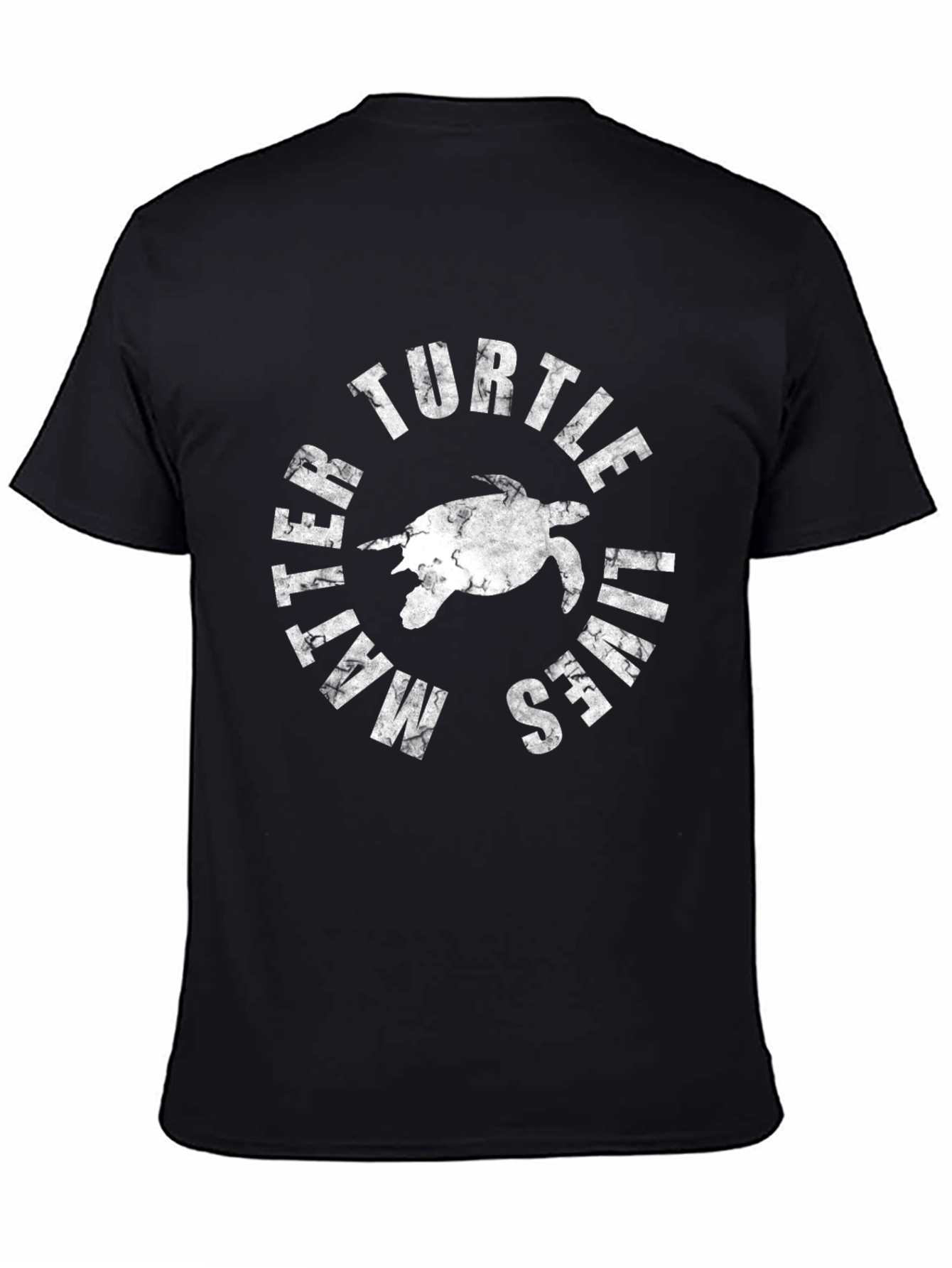 Black Turtle Lives Matter Graphic T-Shirt view 4