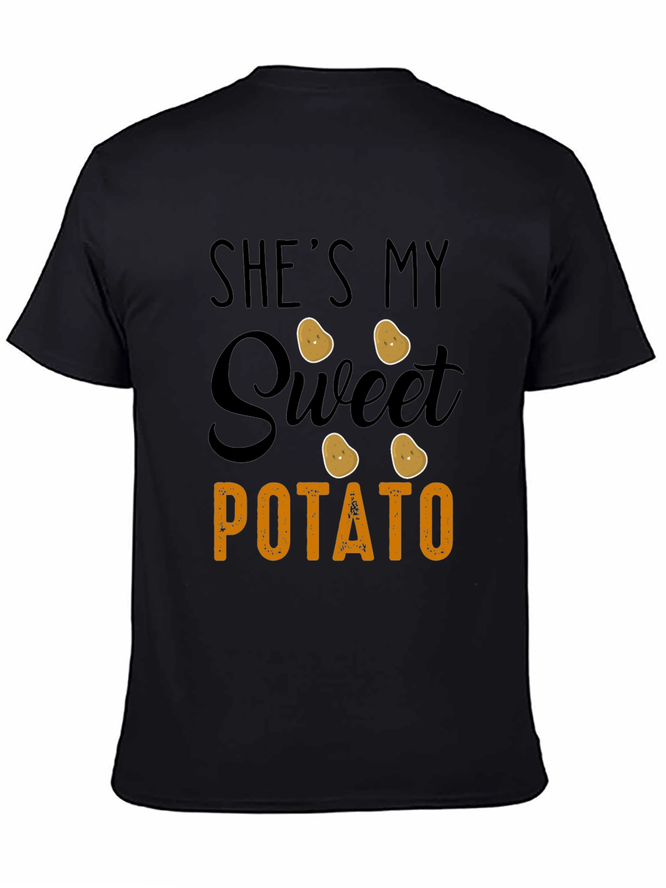 Black She's My Sweet Potato Graphic Tee view 4