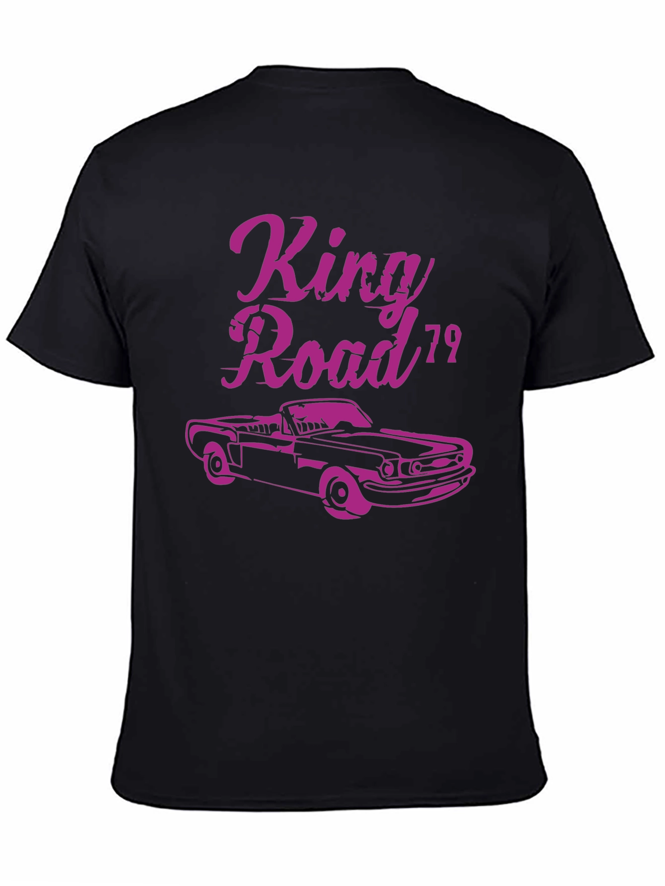 Black King Road '79 Car Graphic T-Shirt view 4