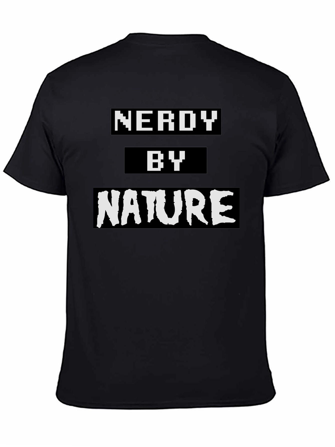 Black Nerdy By Nature Graphic Tee view 4