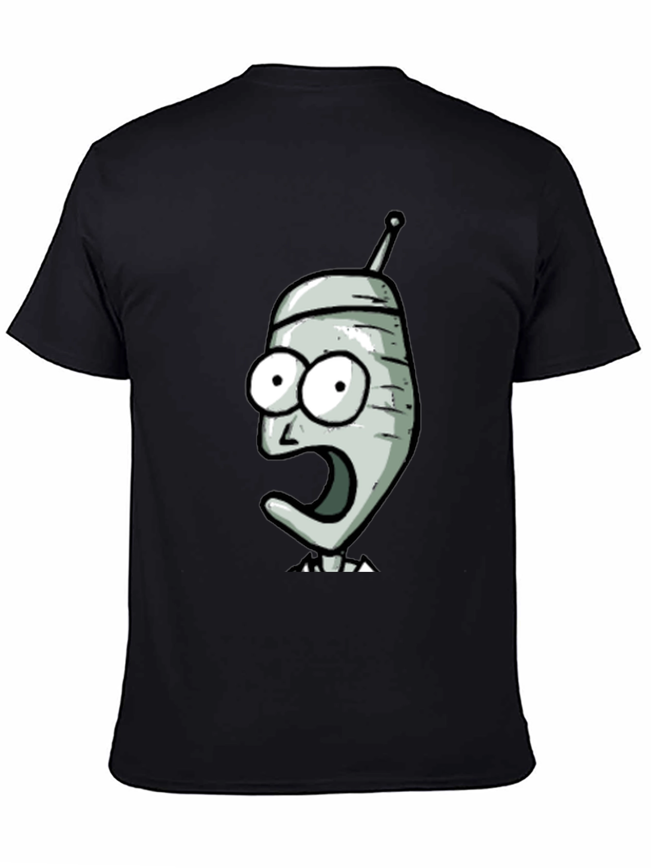 Black Futurama Inspired Graphic T-Shirt view 4