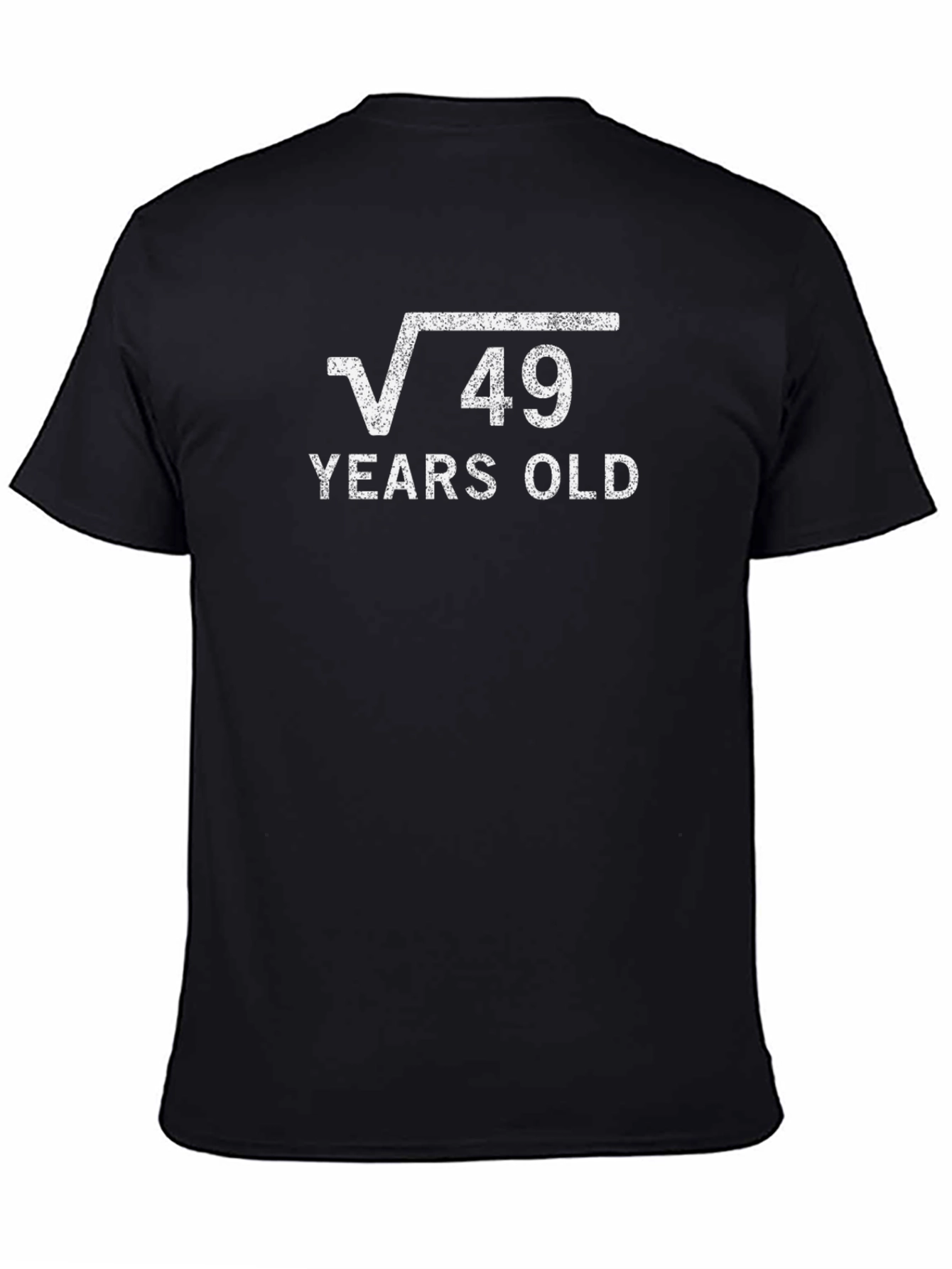 Black Funny 7 Years Old T-Shirt view 4
